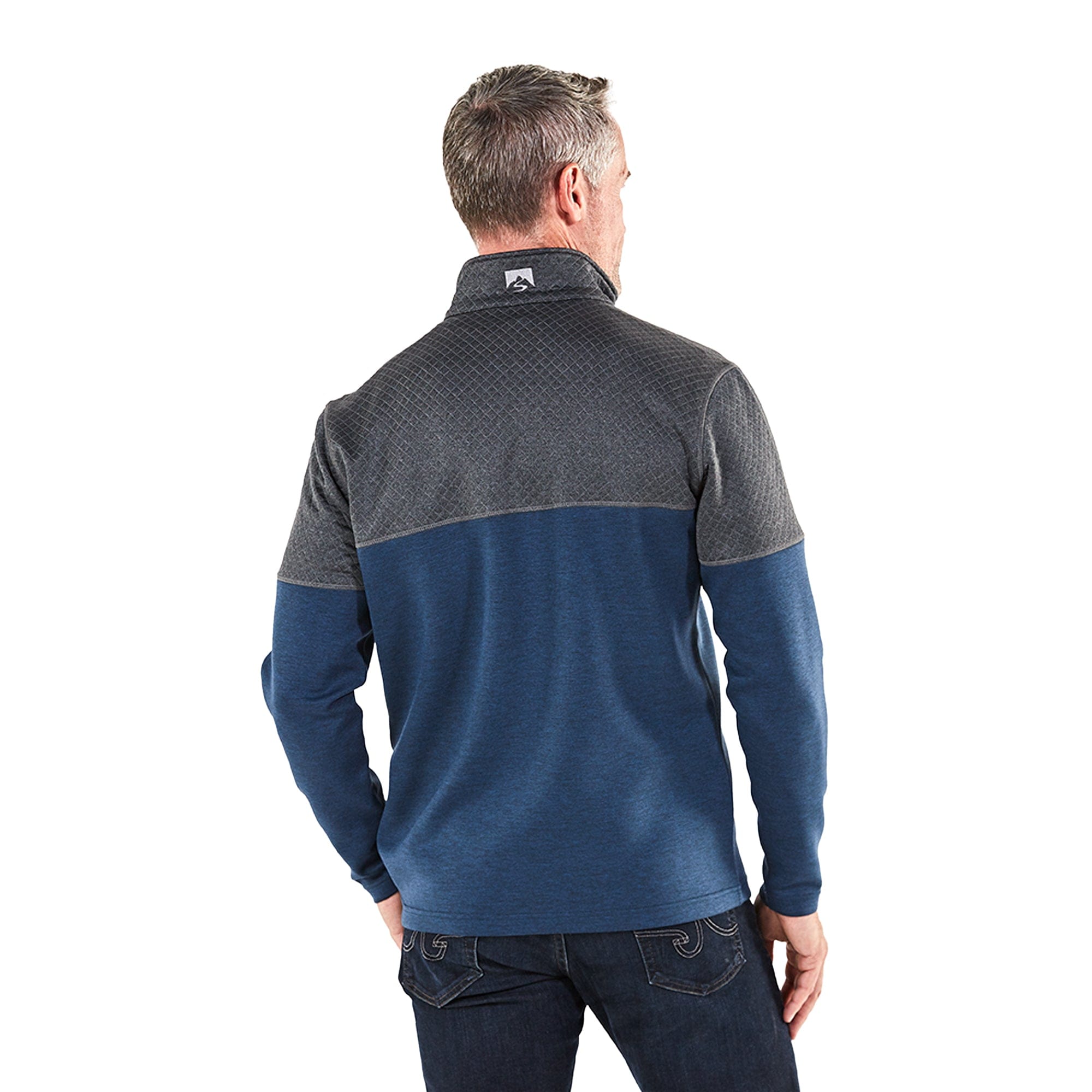 ARCHI BRUSHED PILE 起毛セットアップ Men's Architect Quilted Quarter Zip Pullover – Storm Creek