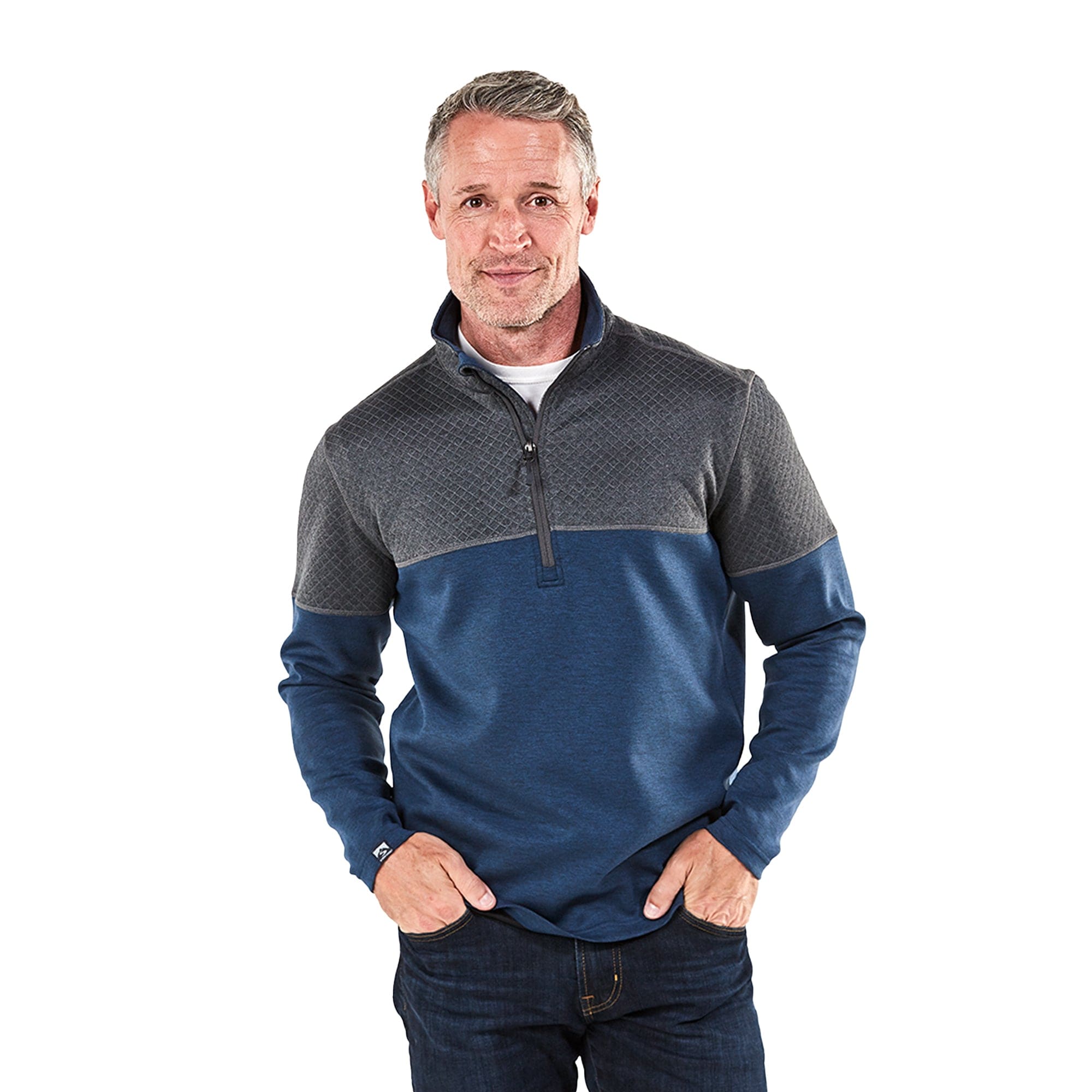 Men's Architect Quilted Quarter Zip Pullover – Storm Creek