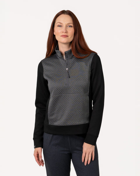 Women's Architect Quilted Quarter Zip Pullover – Storm Creek