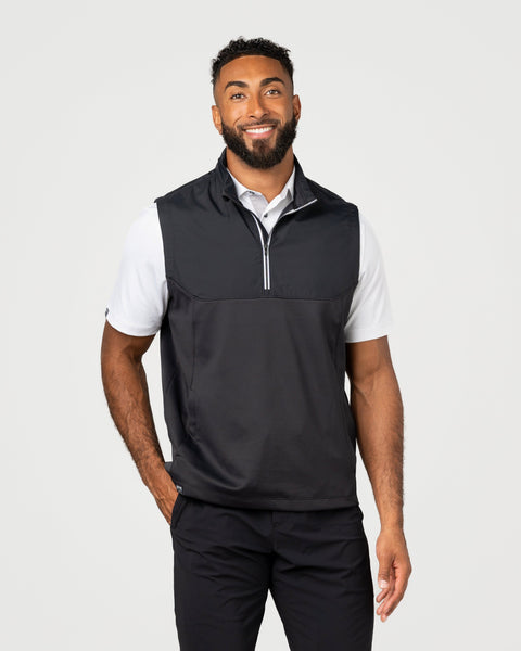 Men's Tiebreaker II Interlock Half Zip Vest