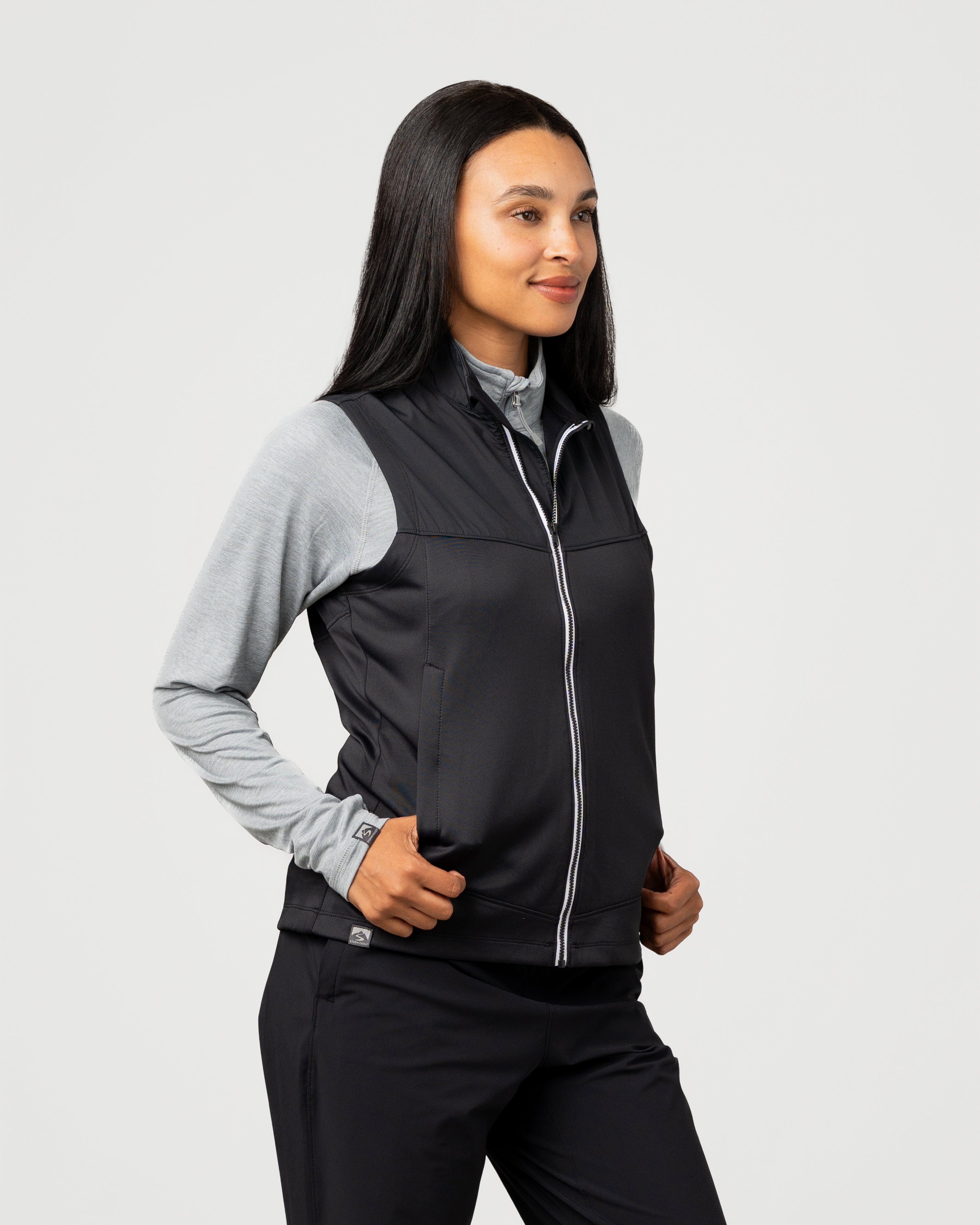 Women's Tiebreaker Water-Resistant Full Zip Wind Vest – Storm Creek