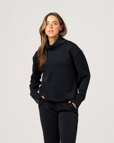 Women's Comfort Zone Super Soft Modal Blend Funnel Neck 