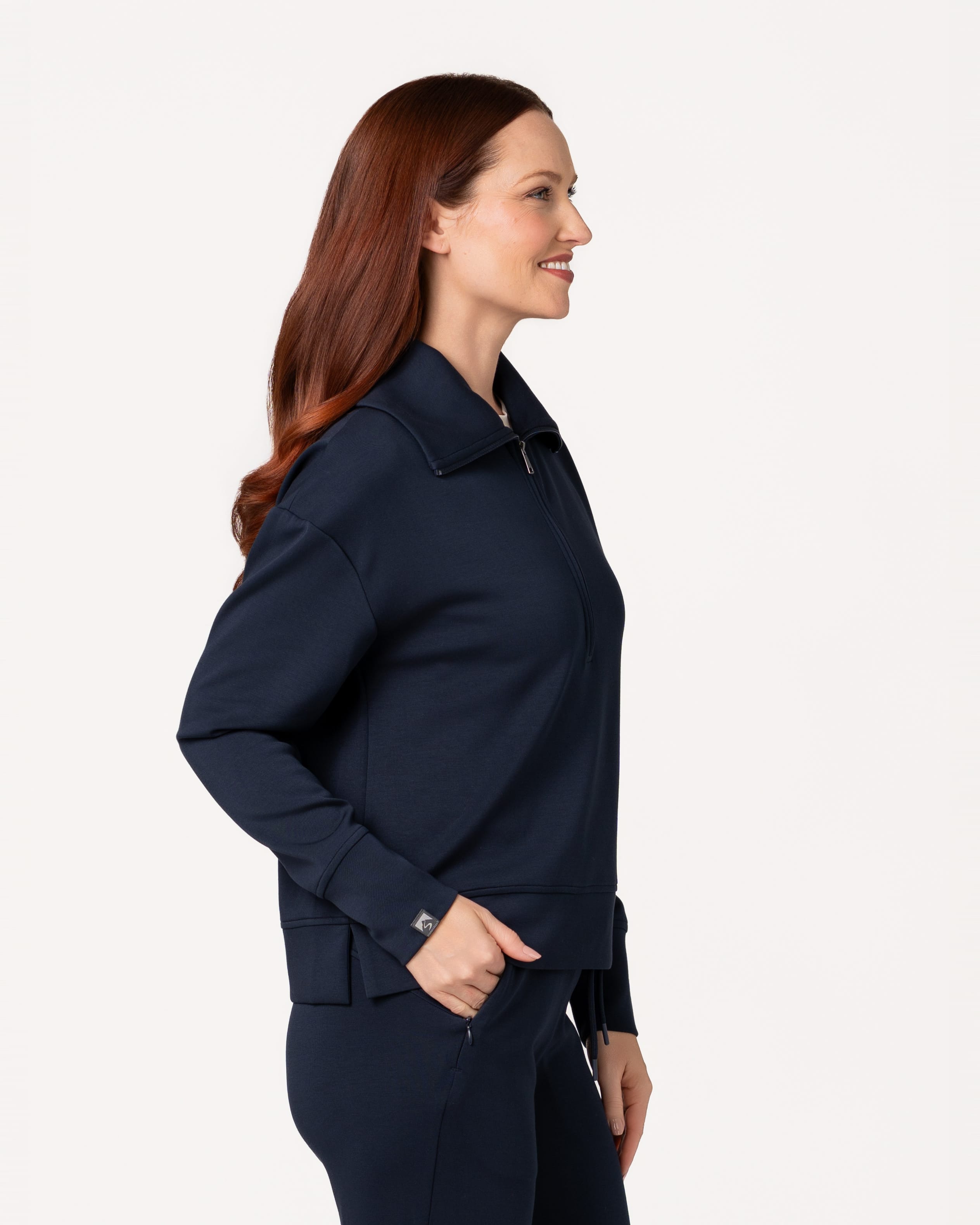 Women's Comfort Zone Super Soft Modal Blend Half Zip – Storm Creek