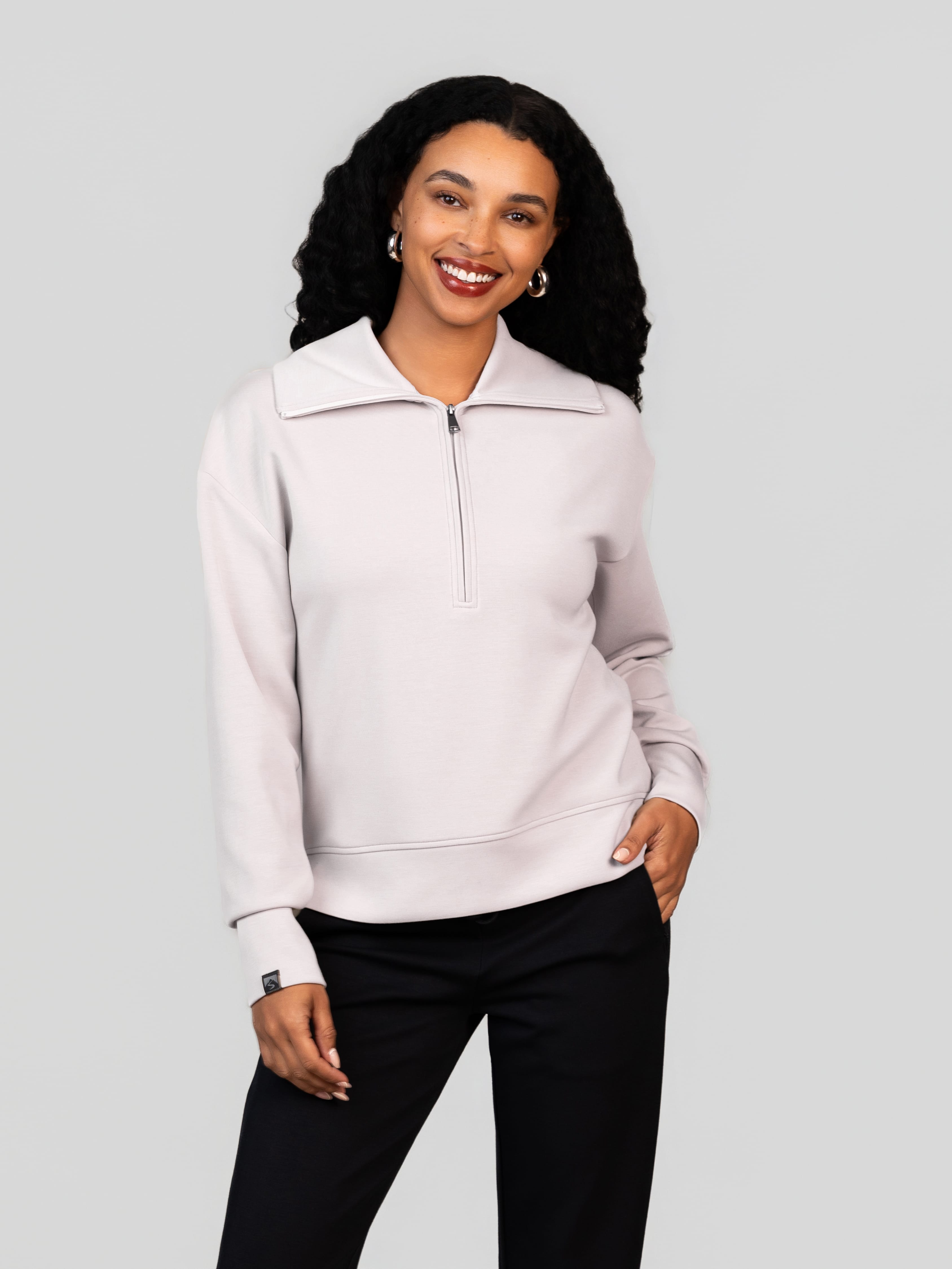 Women's Comfort Zone Super Soft Modal Blend Half Zip – Storm Creek