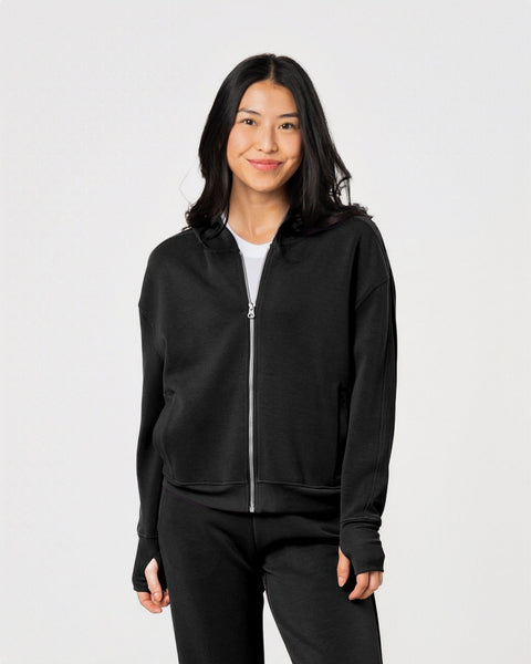 Women's Comfort Zone Super Soft Modal Blend Full Zip Hoodie