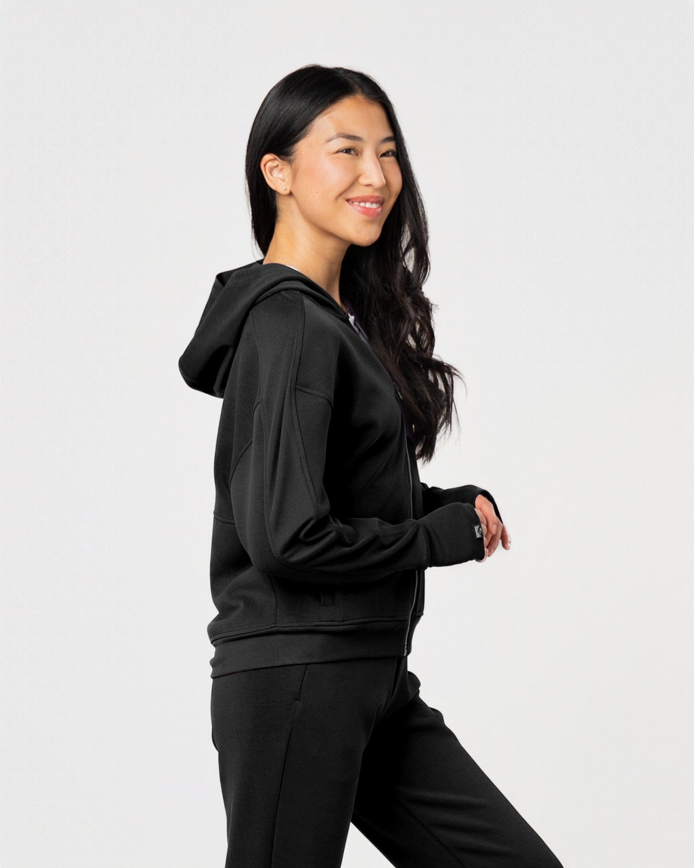 Women's Comfort Zone Super Soft Modal Blend Full Zip Hoodie