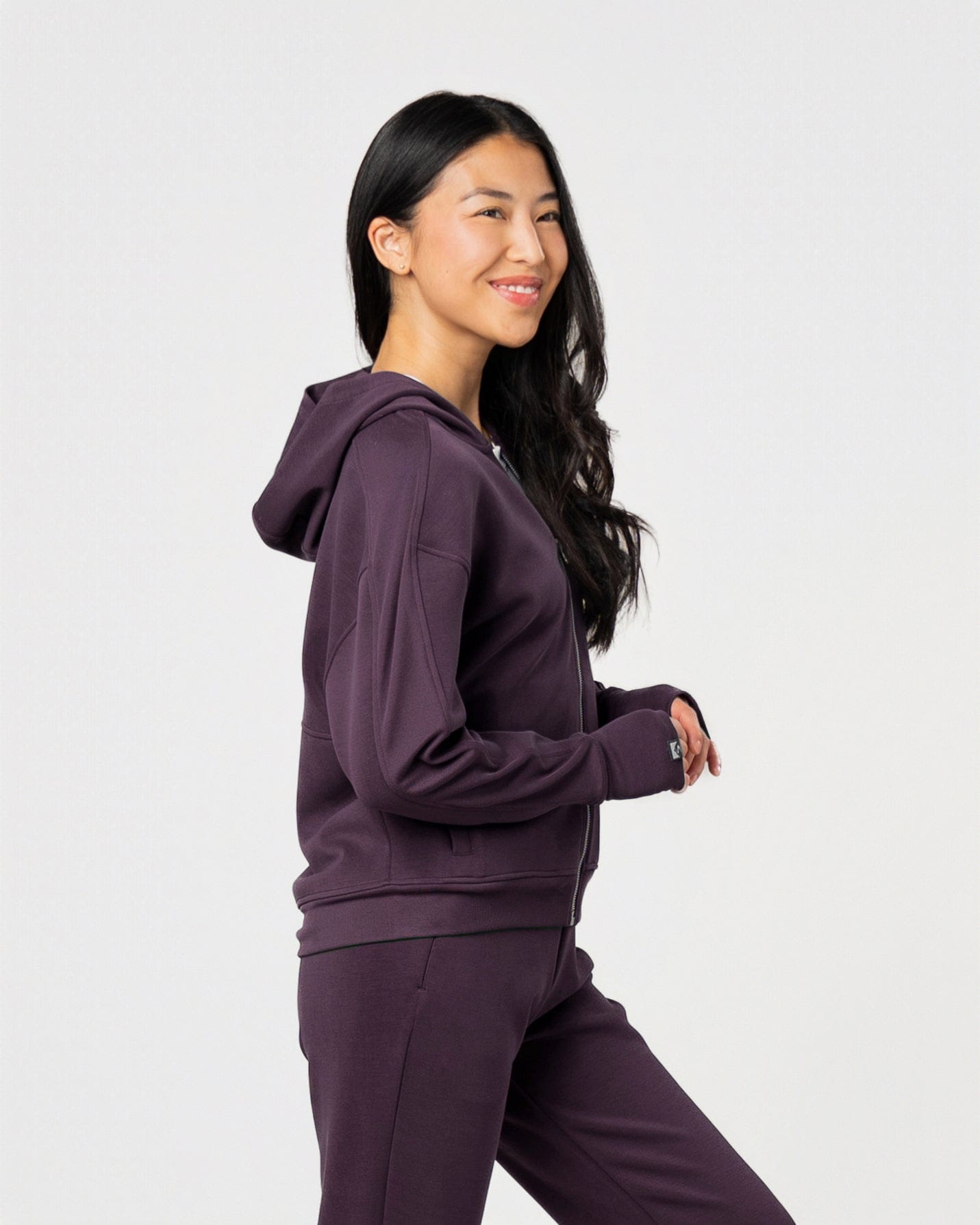 Women's Comfort Zone Super Soft Modal Blend Full Zip Hoodie