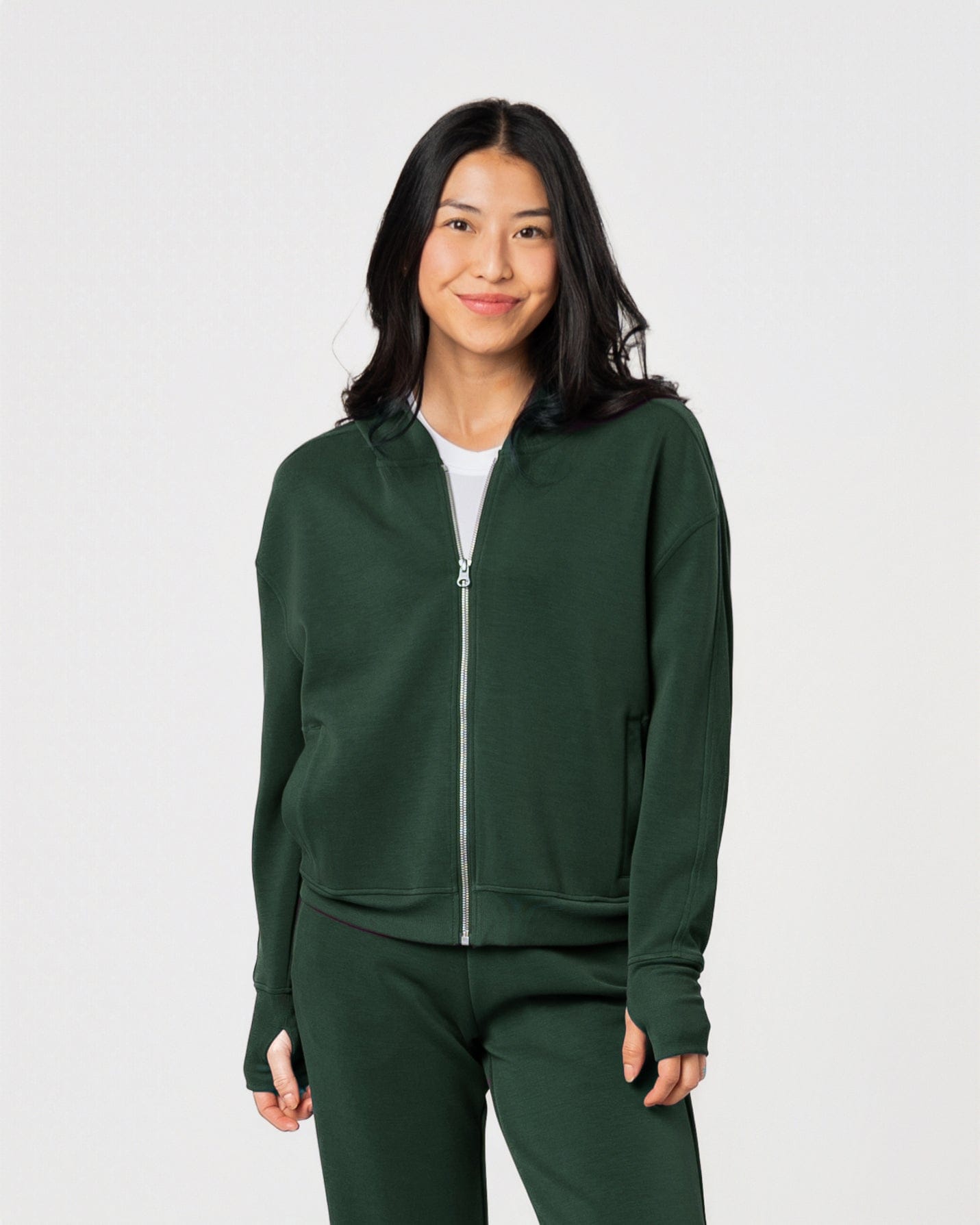 Women's Comfort Zone Super Soft Modal Blend Full Zip Hoodie