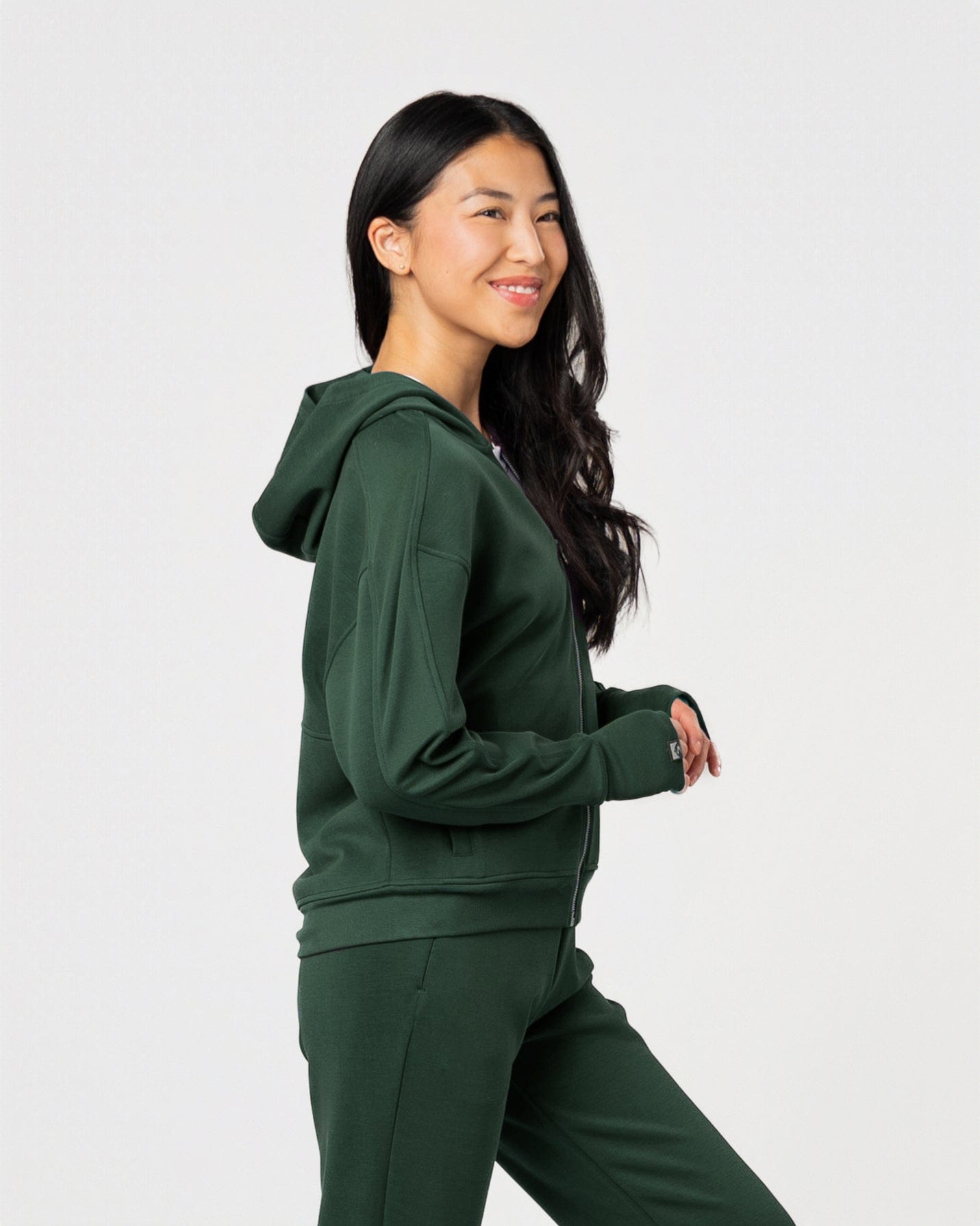 Women's Comfort Zone Super Soft Modal Blend Full Zip Hoodie
