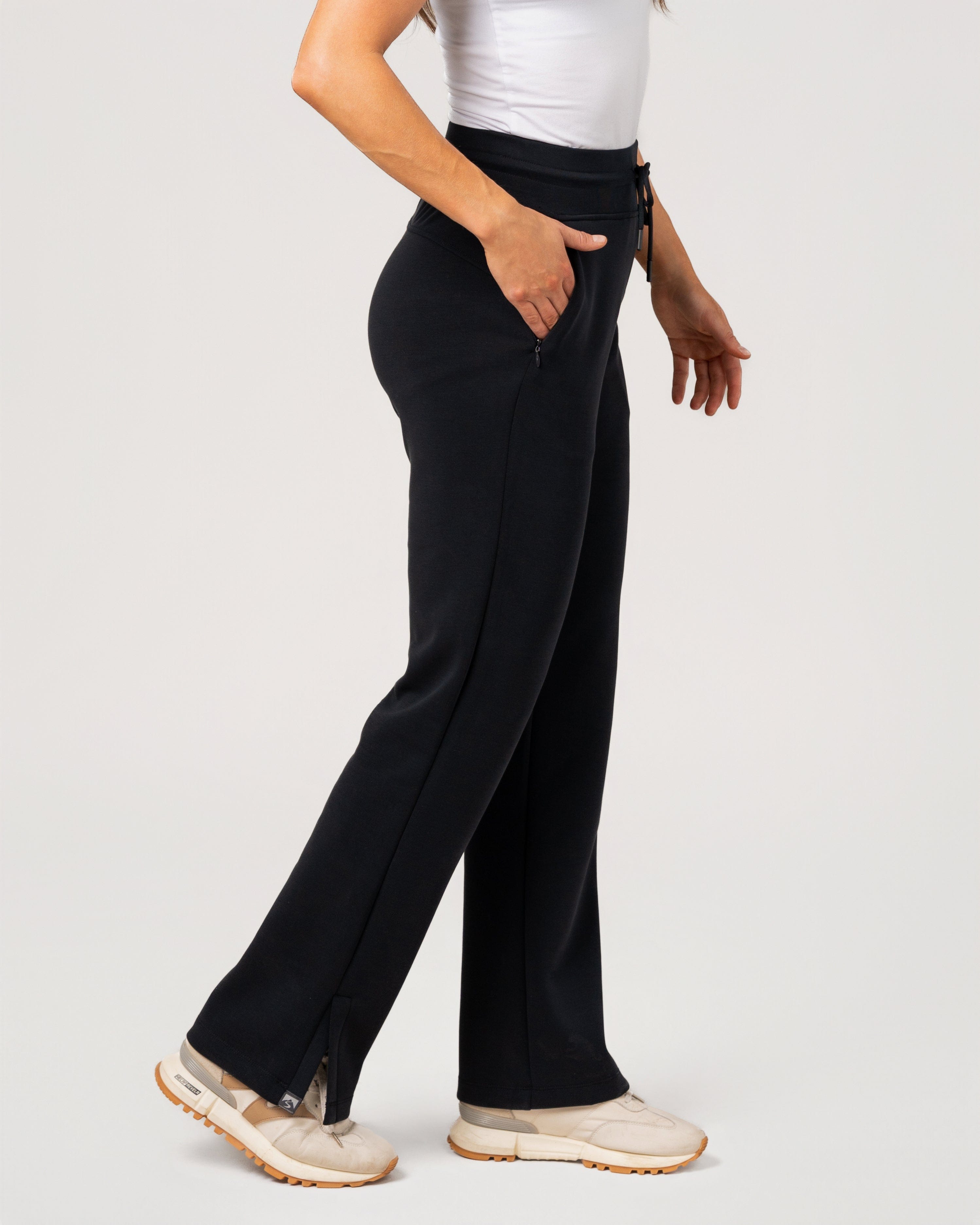 Women's Comfort Zone Super Soft Modal Blend Straight Leg Pant