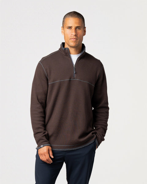 Men's Maverick Waffle Knit Quarter Zip