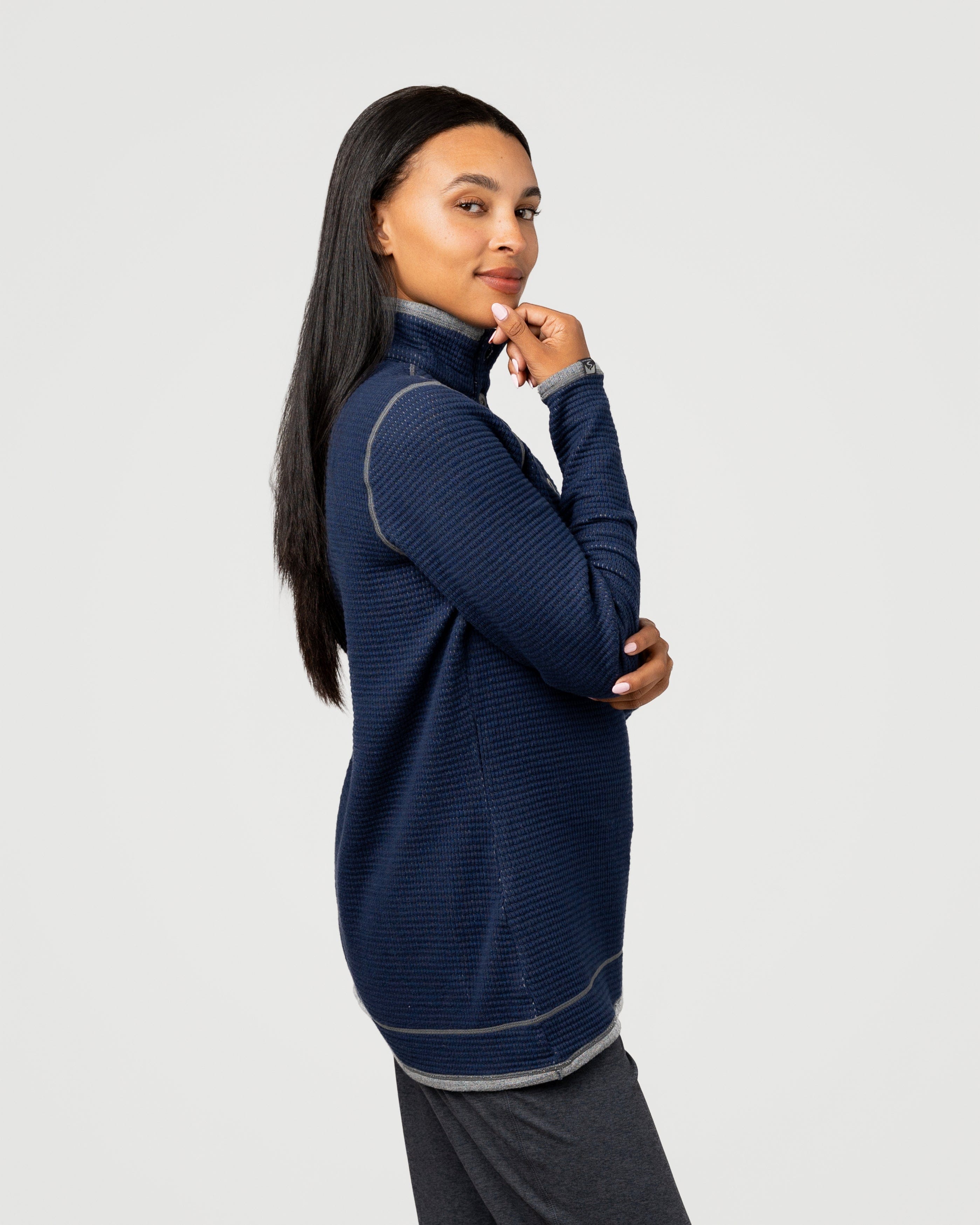 Women's Maverick Waffle Knit Button Up Pullover – Storm Creek