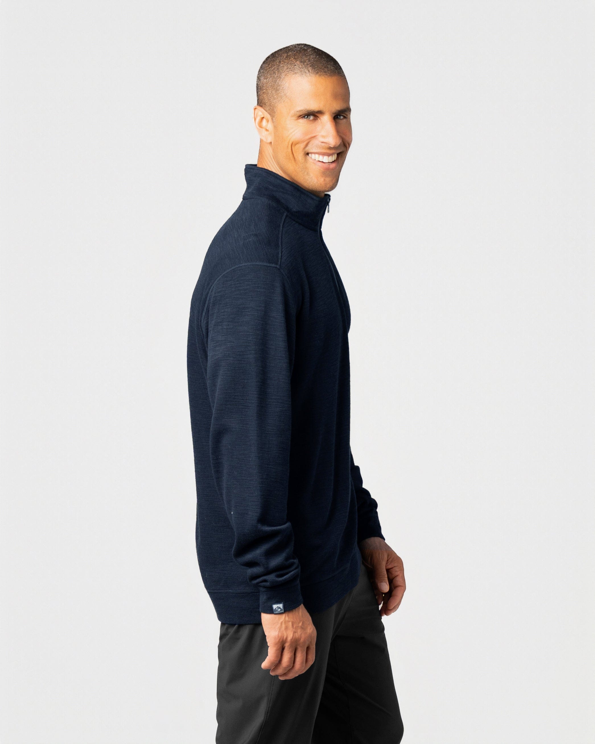 Men's Shoreliner Cotton Quarter Zip Pullover – Storm Creek