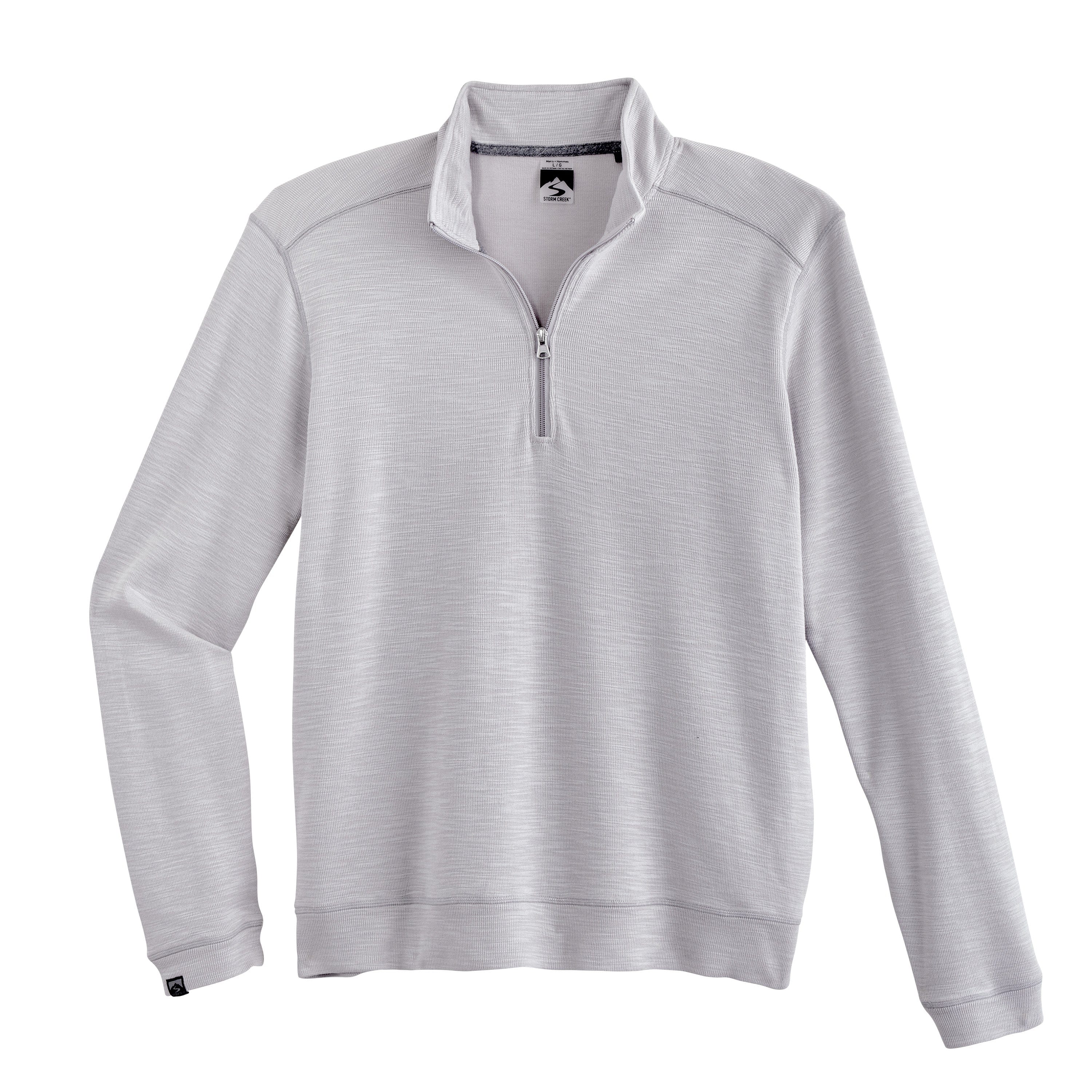 Men's Shoreliner Cotton Quarter Zip Pullover – Storm Creek