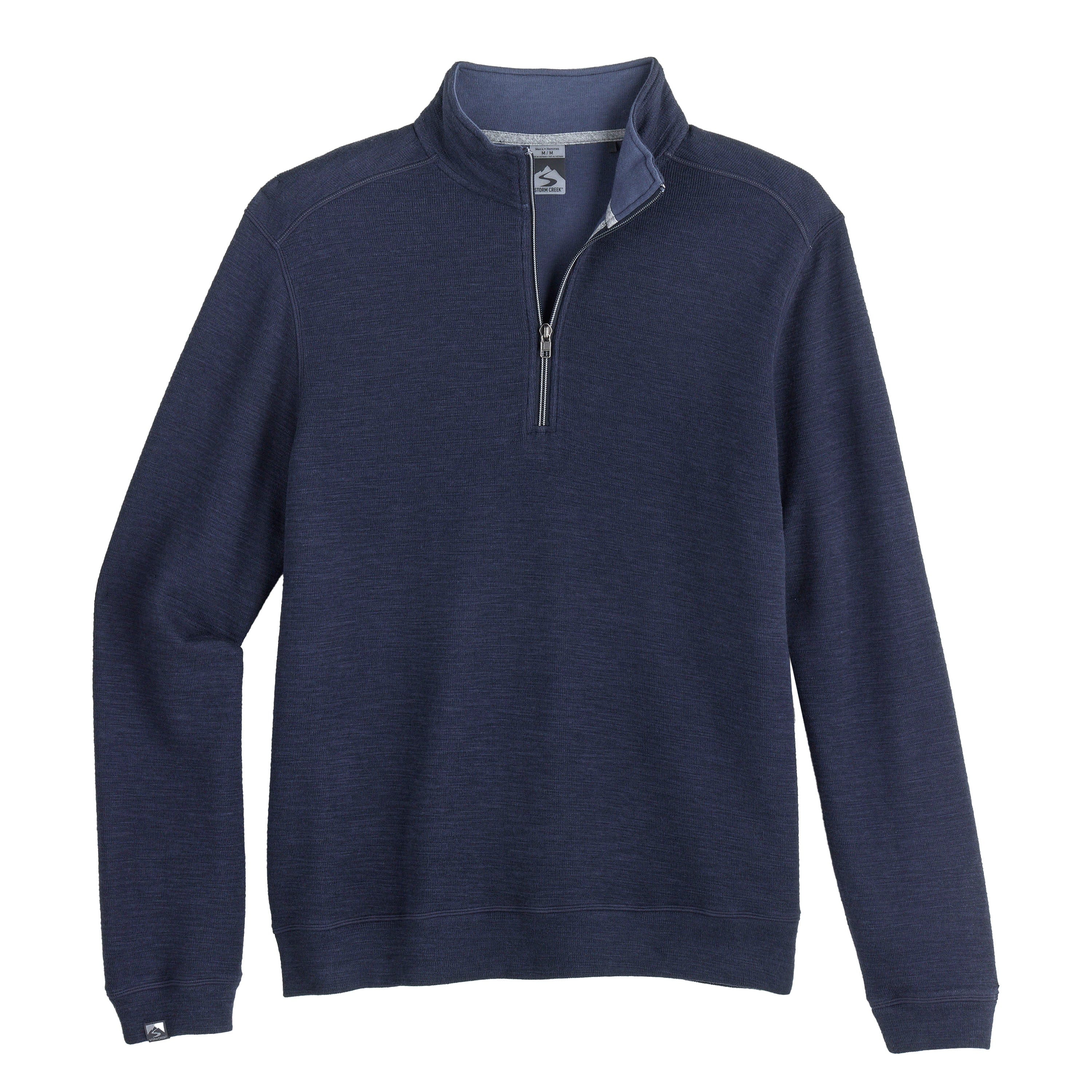Men's Shoreliner Cotton Quarter Zip Pullover – Storm Creek