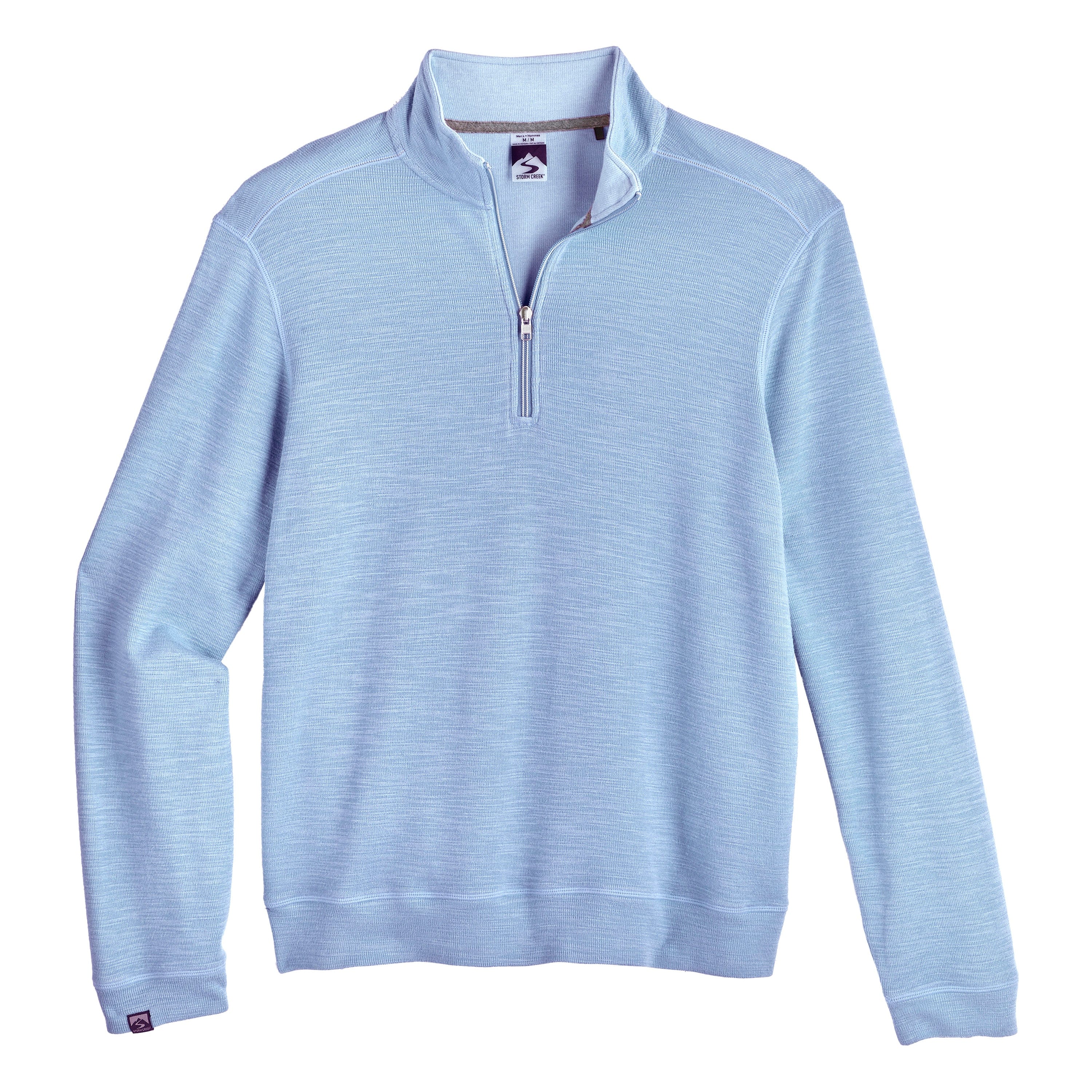 Men's Shoreliner Cotton Quarter Zip Pullover – Storm Creek