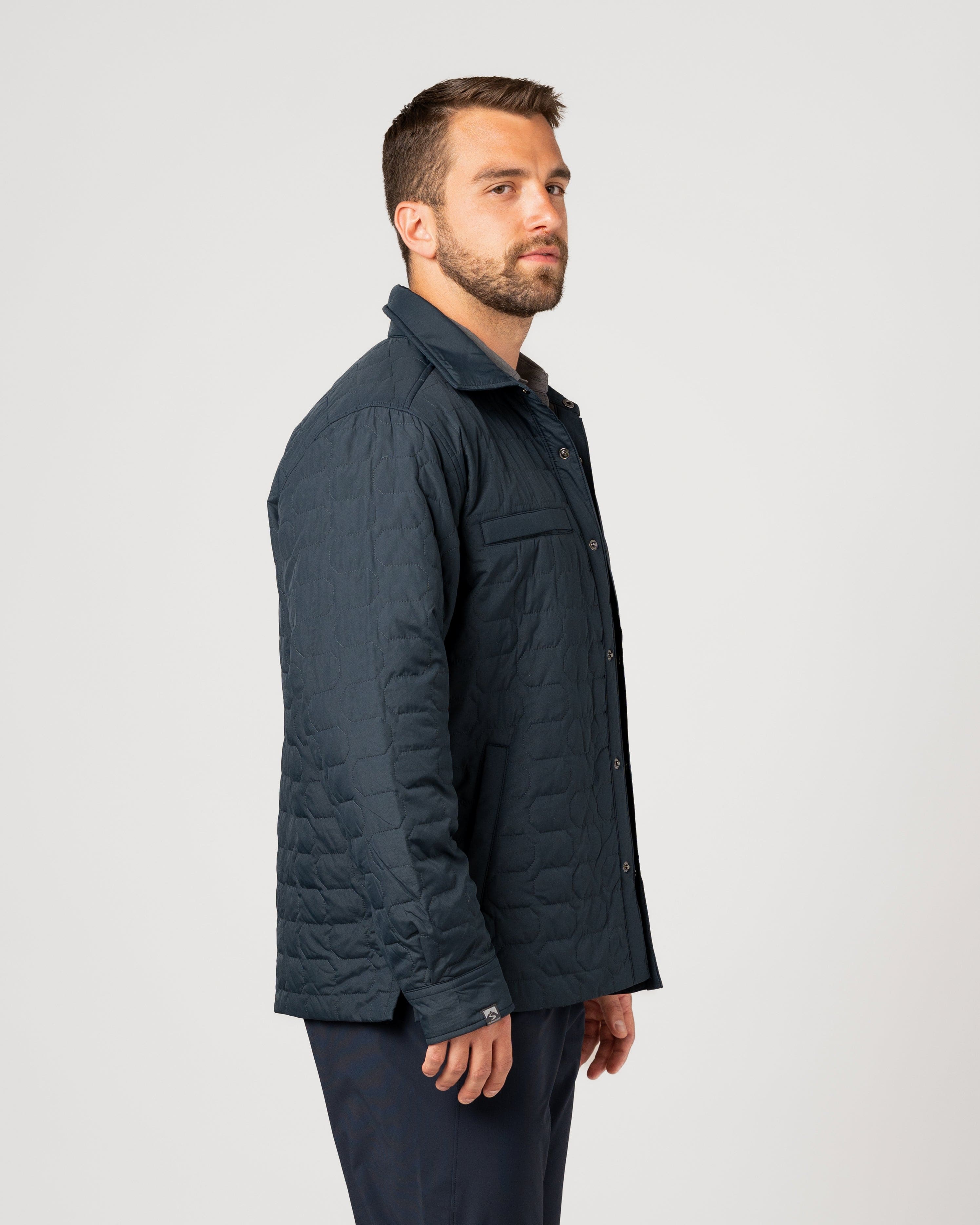 Men's Artisan Quilted Shirt Jacket – Storm Creek