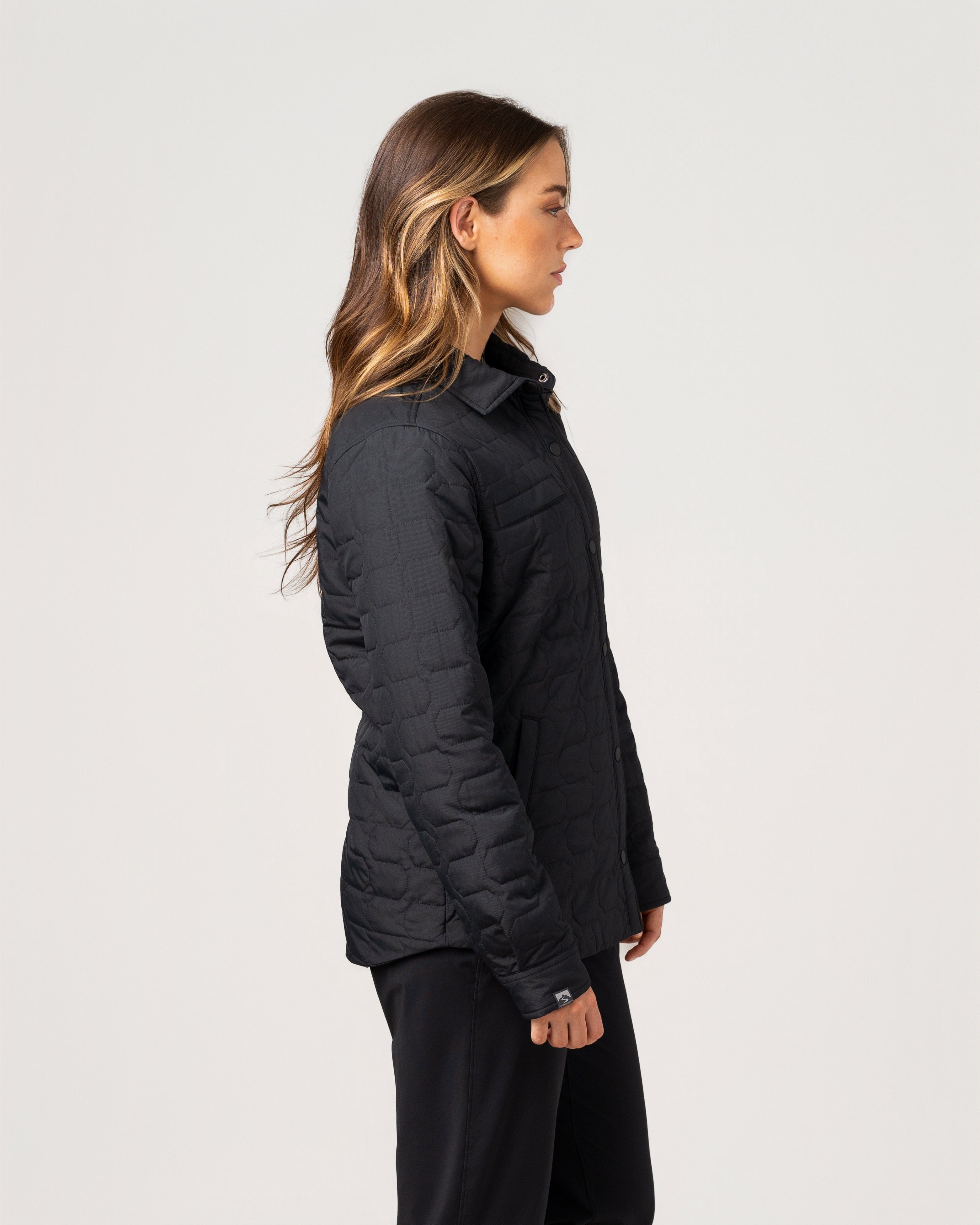 Women's Artisan Quilted Shirt Jacket – Storm Creek