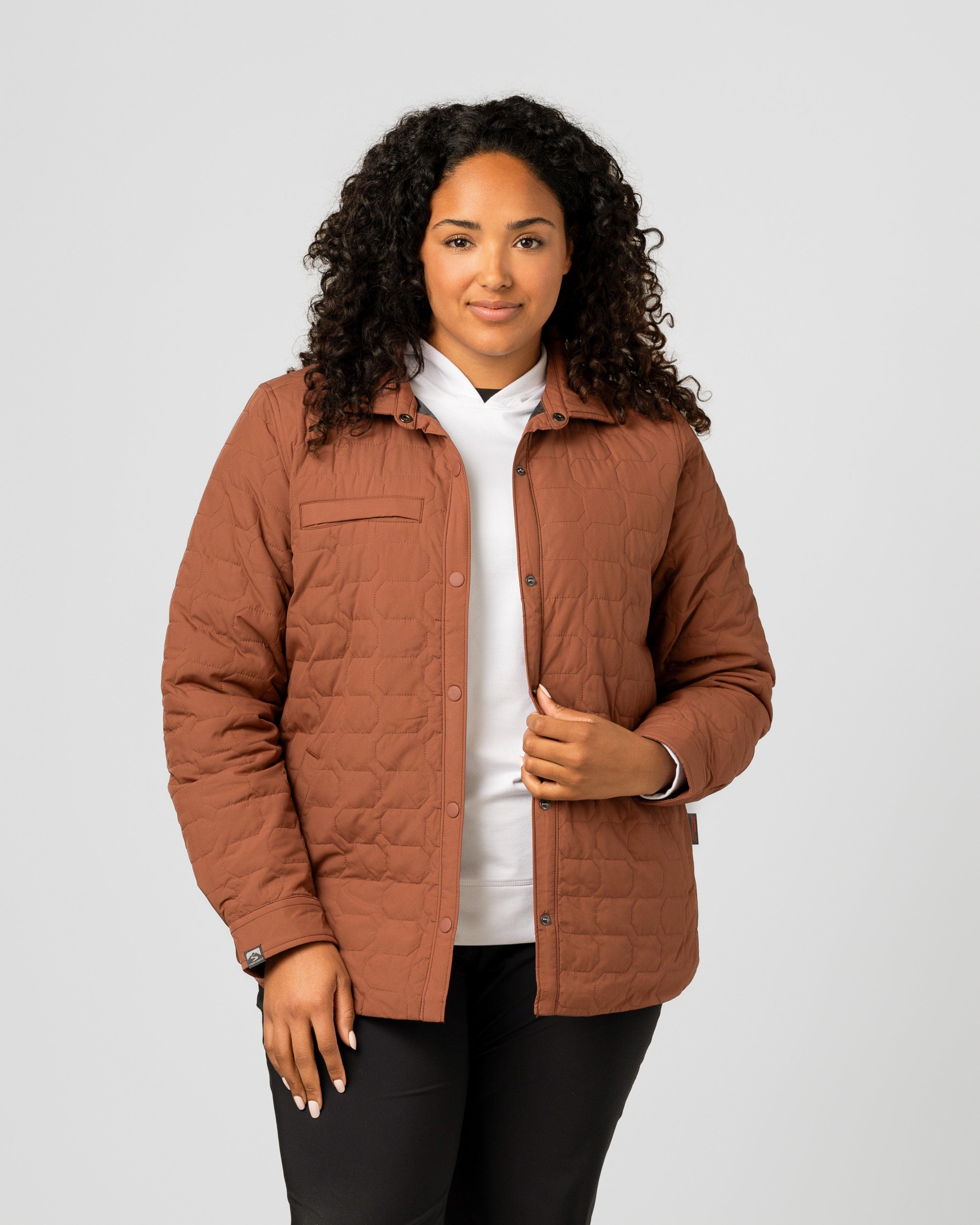 Women's Artisan Quilted Shirt Jacket – Storm Creek