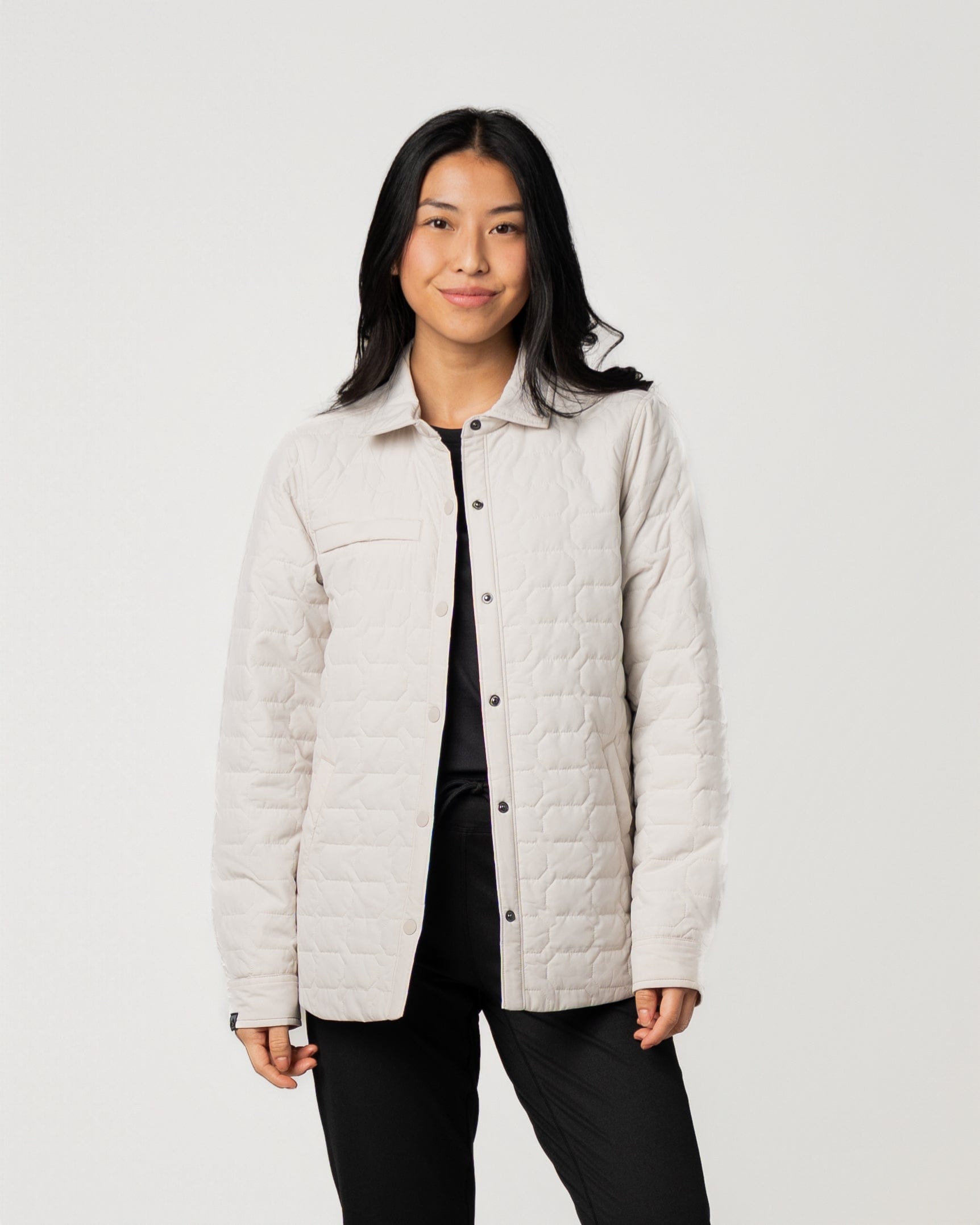 Women's Artisan Quilted Shirt Jacket – Storm Creek