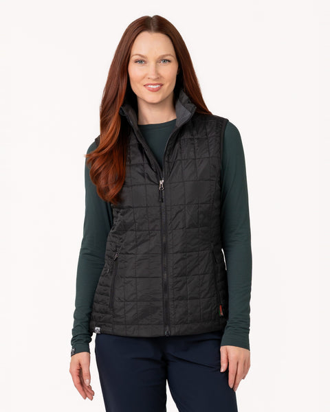 Women's Traveler 60 GSM Insulated Packable Quilted Vest - Glossy