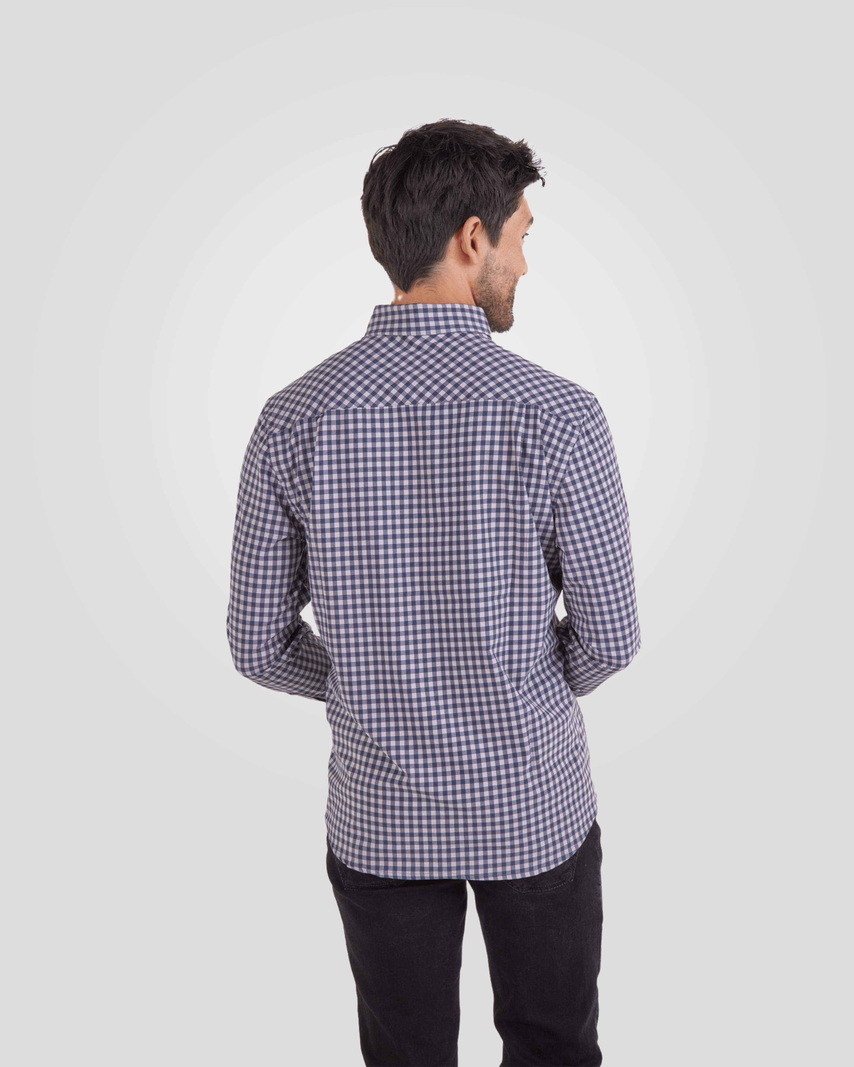 Men's Gingham Influencer Stretchy Button Down Shirt – Storm Creek Men's Gingham Influencer Stretchy Button Down Shirt – Storm Creek