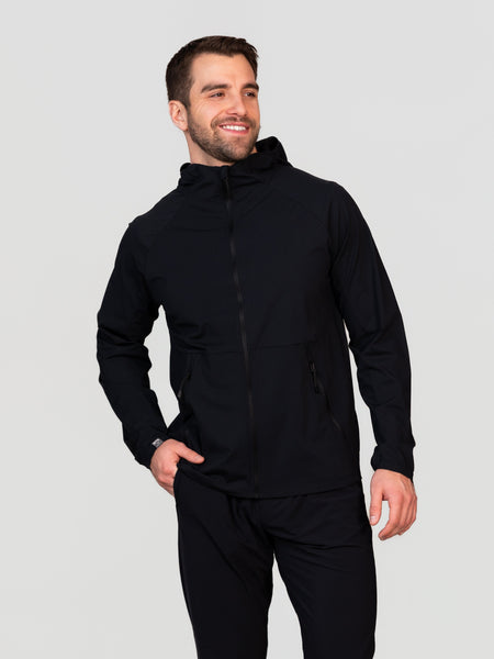 Men's Velocity 4-Way Stretch Performance Full Zip Hoodie
