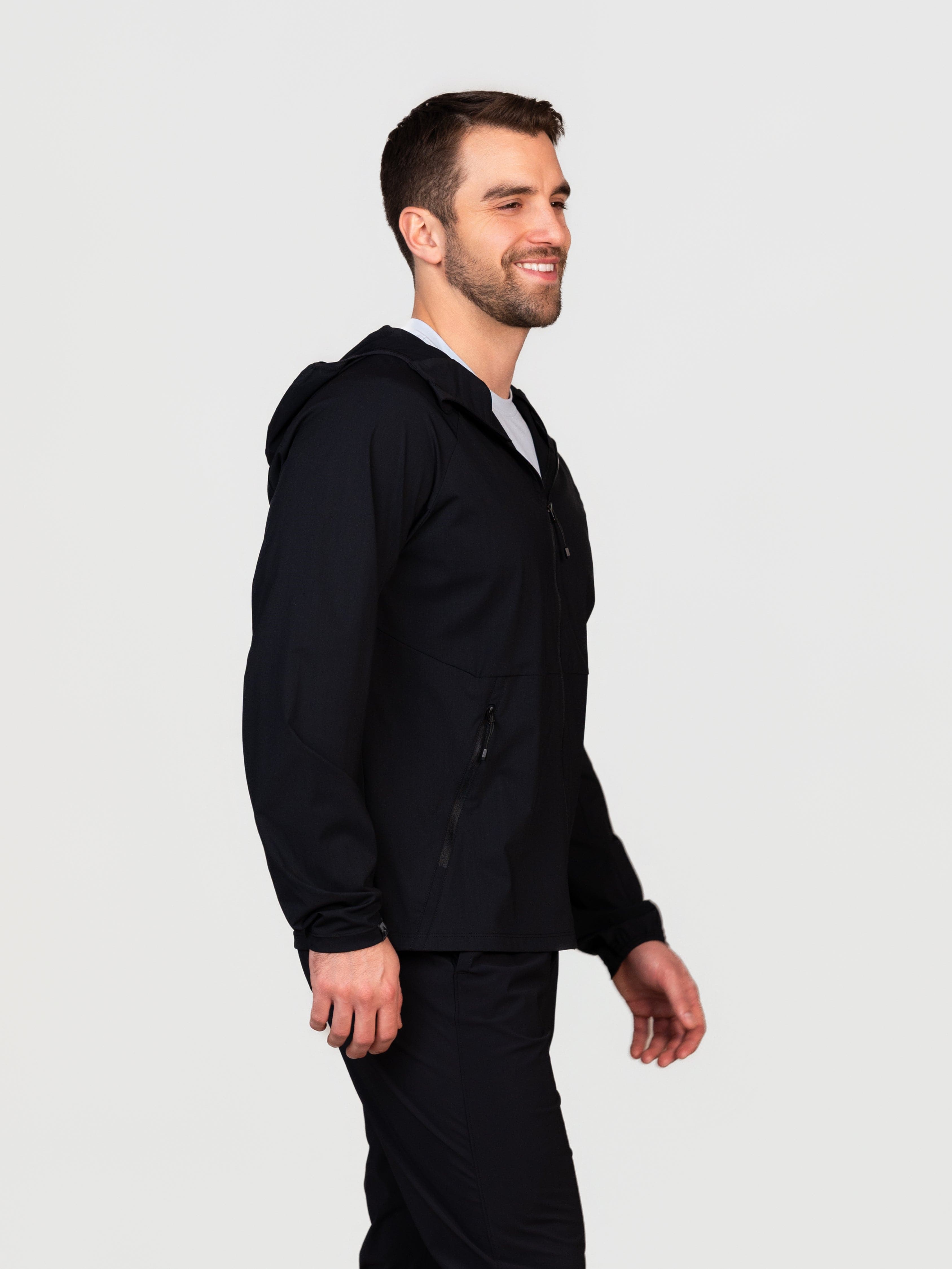 Men's Velocity 4-Way Stretch Performance Full Zip Hoodie – Storm Creek