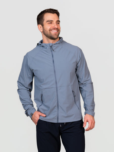 Men's Velocity 4-Way Stretch Performance Full Zip Hoodie