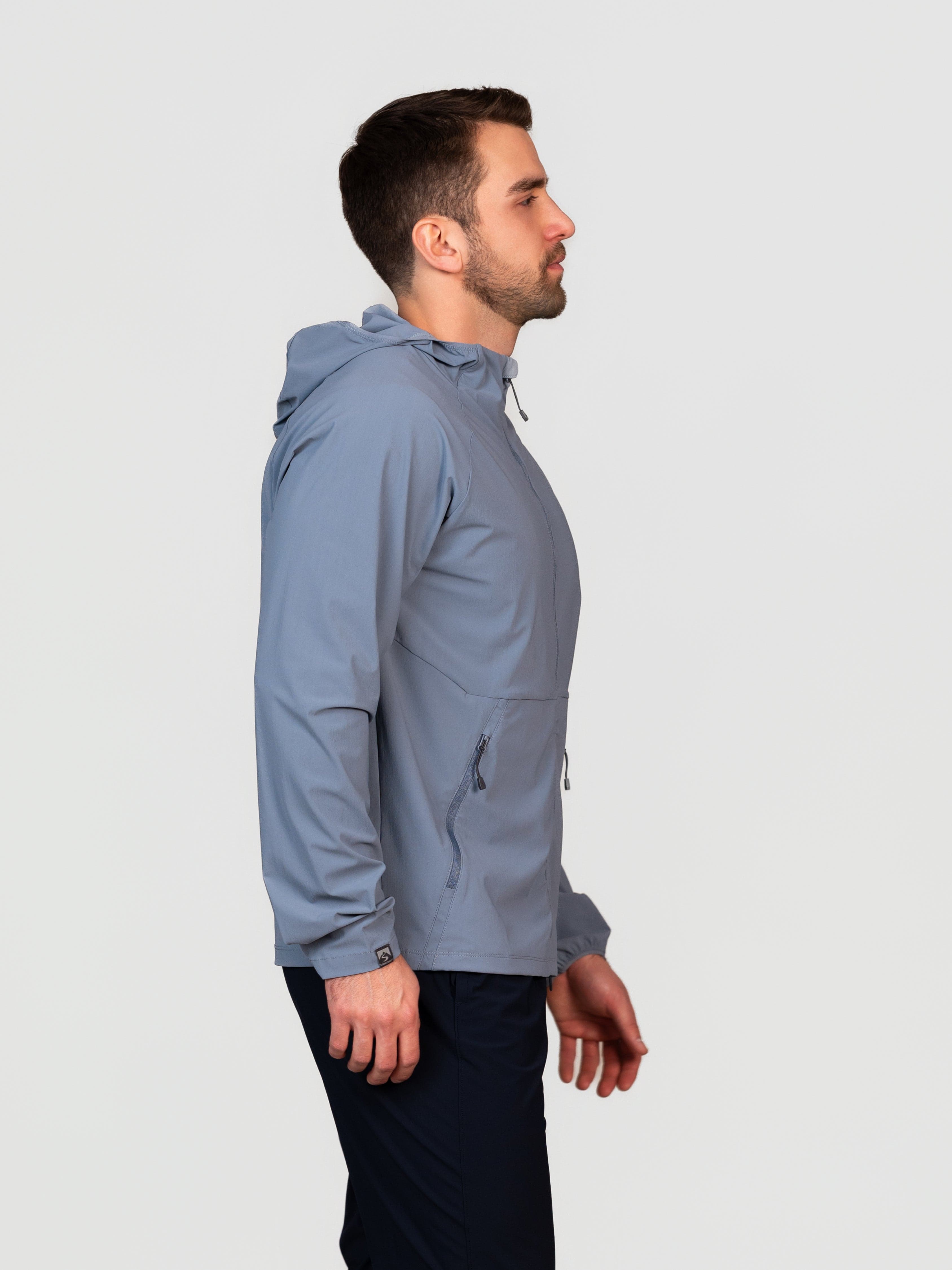 Men's Velocity 4-Way Stretch Performance Full Zip Hoodie – Storm Creek