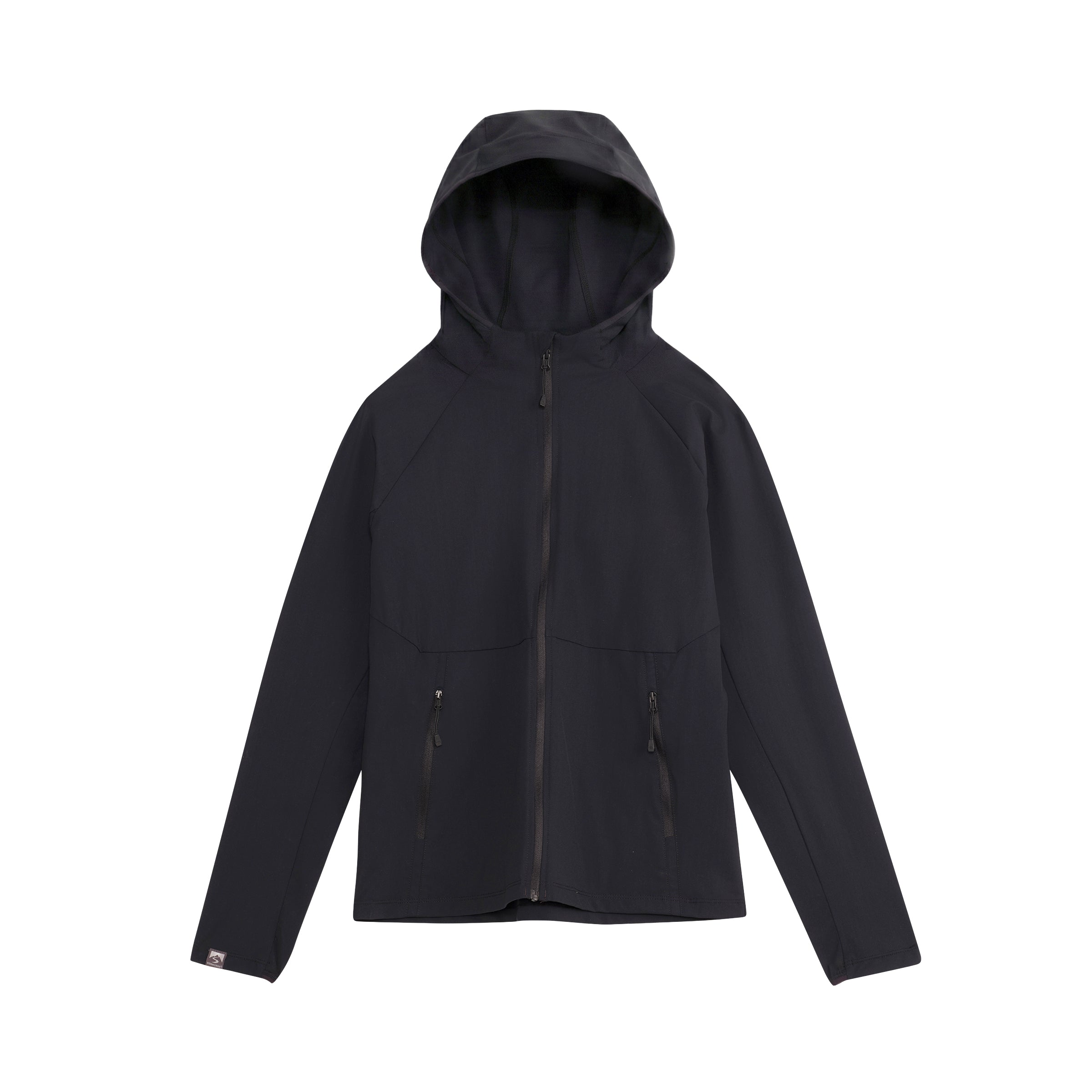 ウォーキング・ランニングウェア answer4 PowerGridFull-ZipHoodie XS BLACK Women's Velocity 4-Way Stretch Performance Full Zip Hoodie – Storm