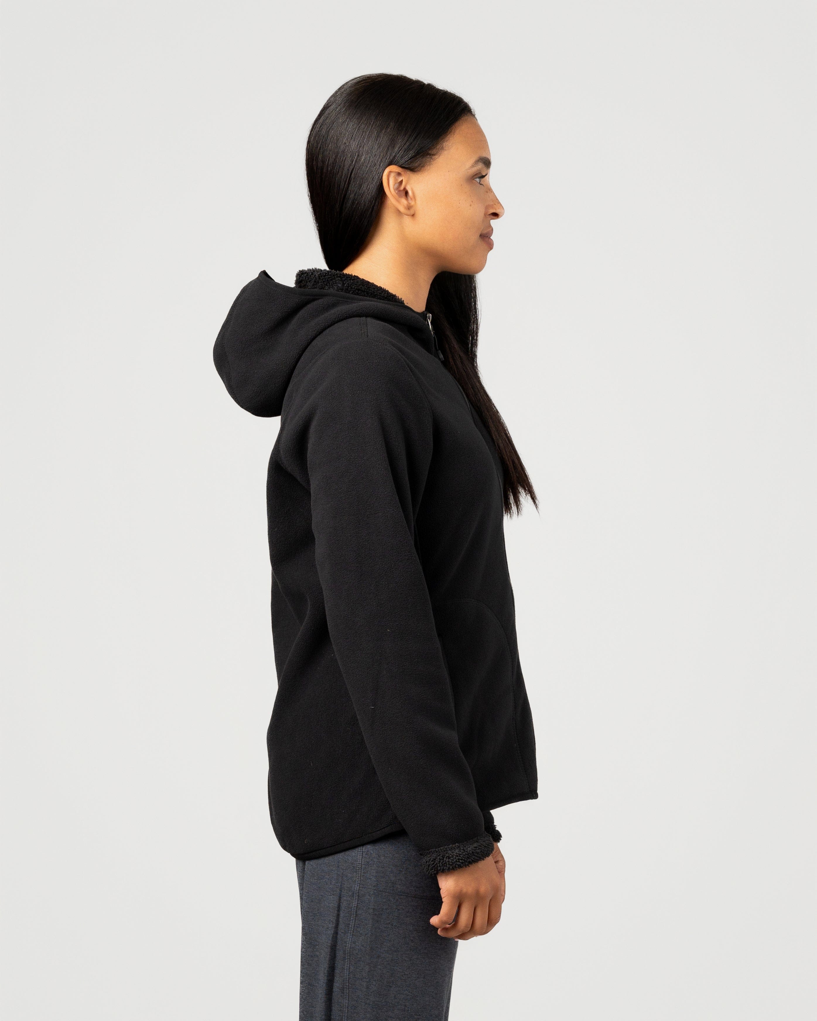 Women's Summit Sherpa Fleece Full Zip Hooded Sweatshirt – Storm Creek