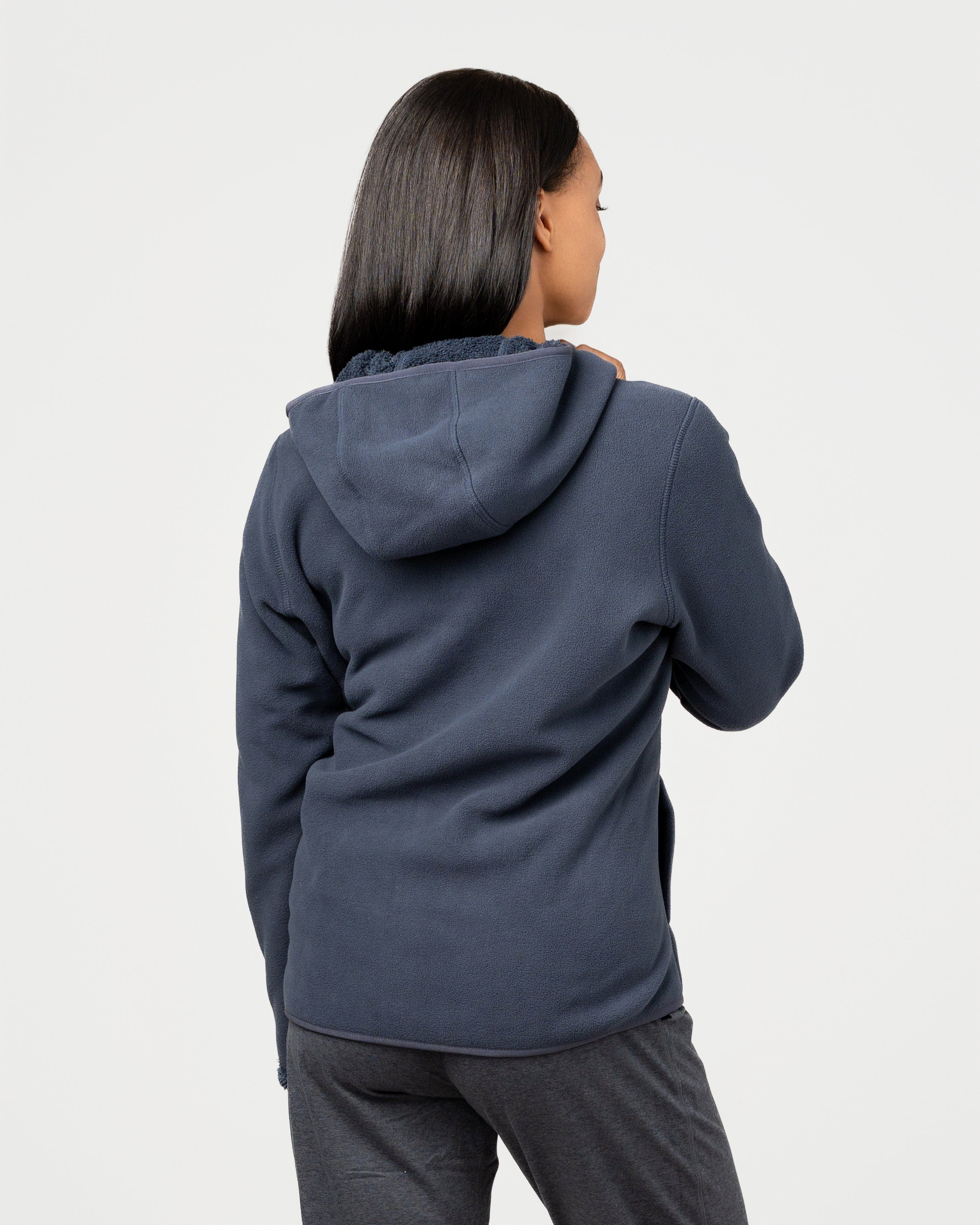 Women's Summit Sherpa Fleece Full Zip Hooded Sweatshirt – Storm Creek