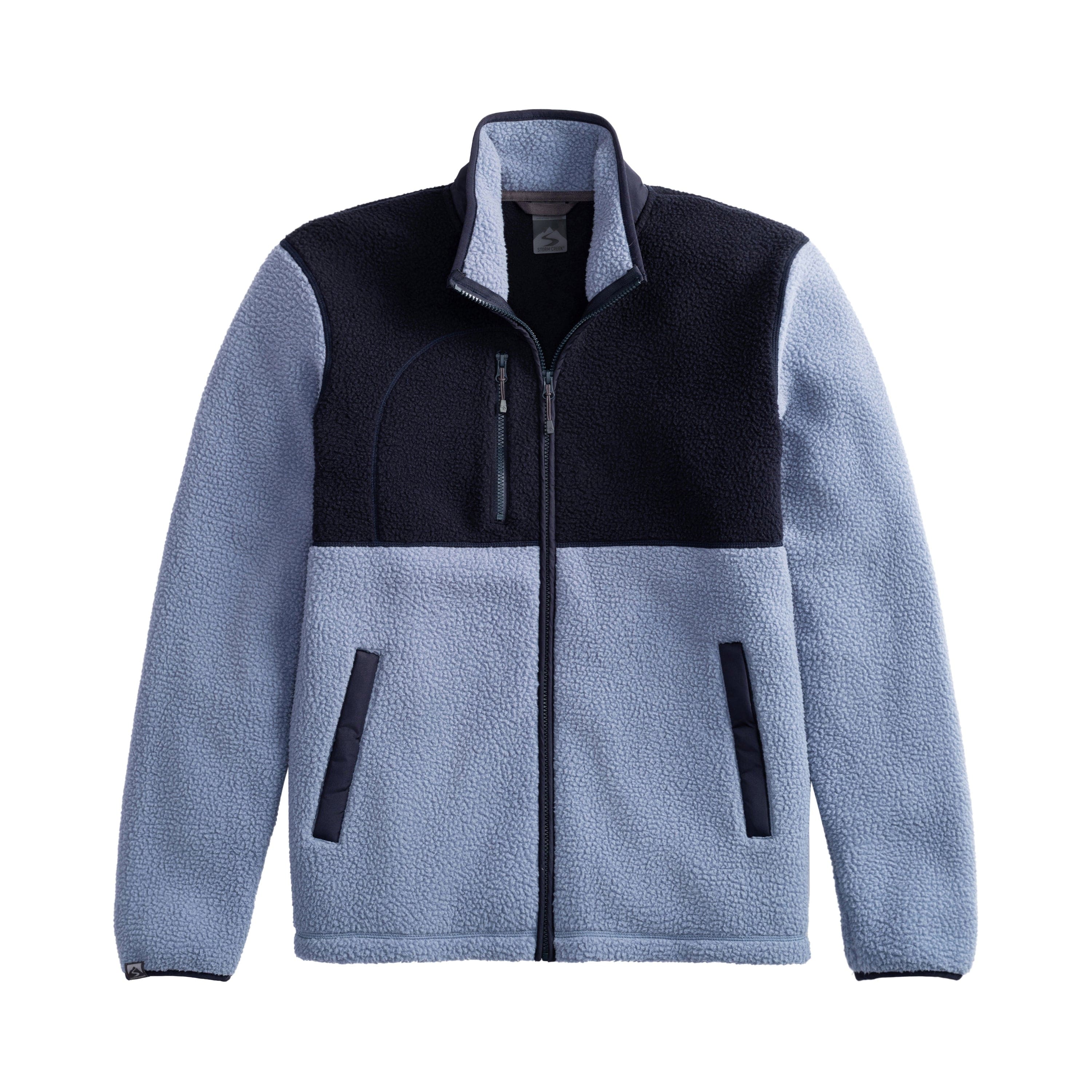 Men's Warm Up Colorblock Sherpa Fleece Jacket – Storm Creek