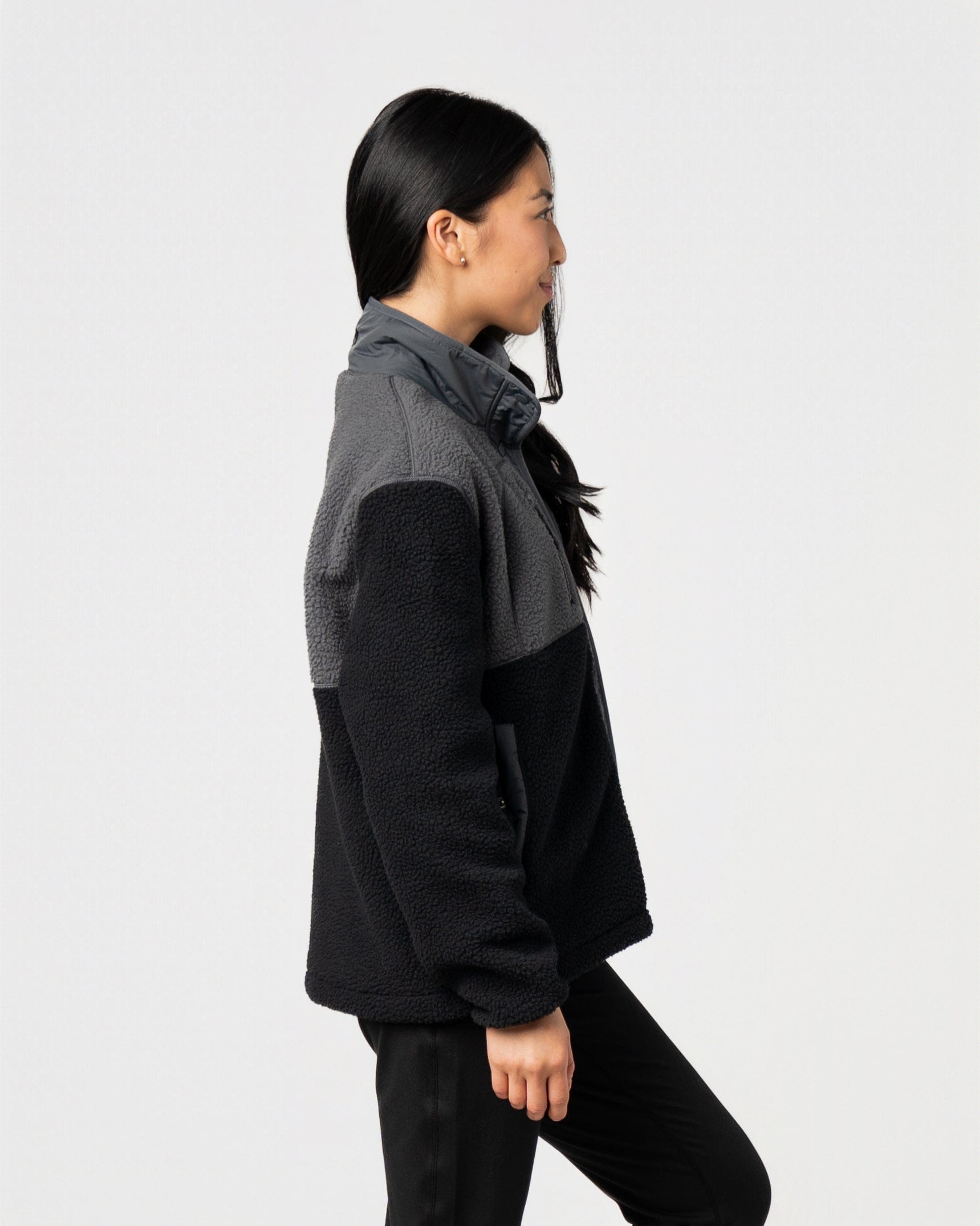 Women's Warm Up Colorblock Sherpa Fleece Jacket – Storm Creek