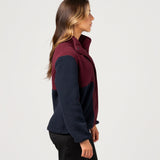 Navy Blue/Merlot Red
