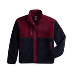 Navy Blue/Merlot Red