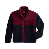 Navy Blue/Merlot Red