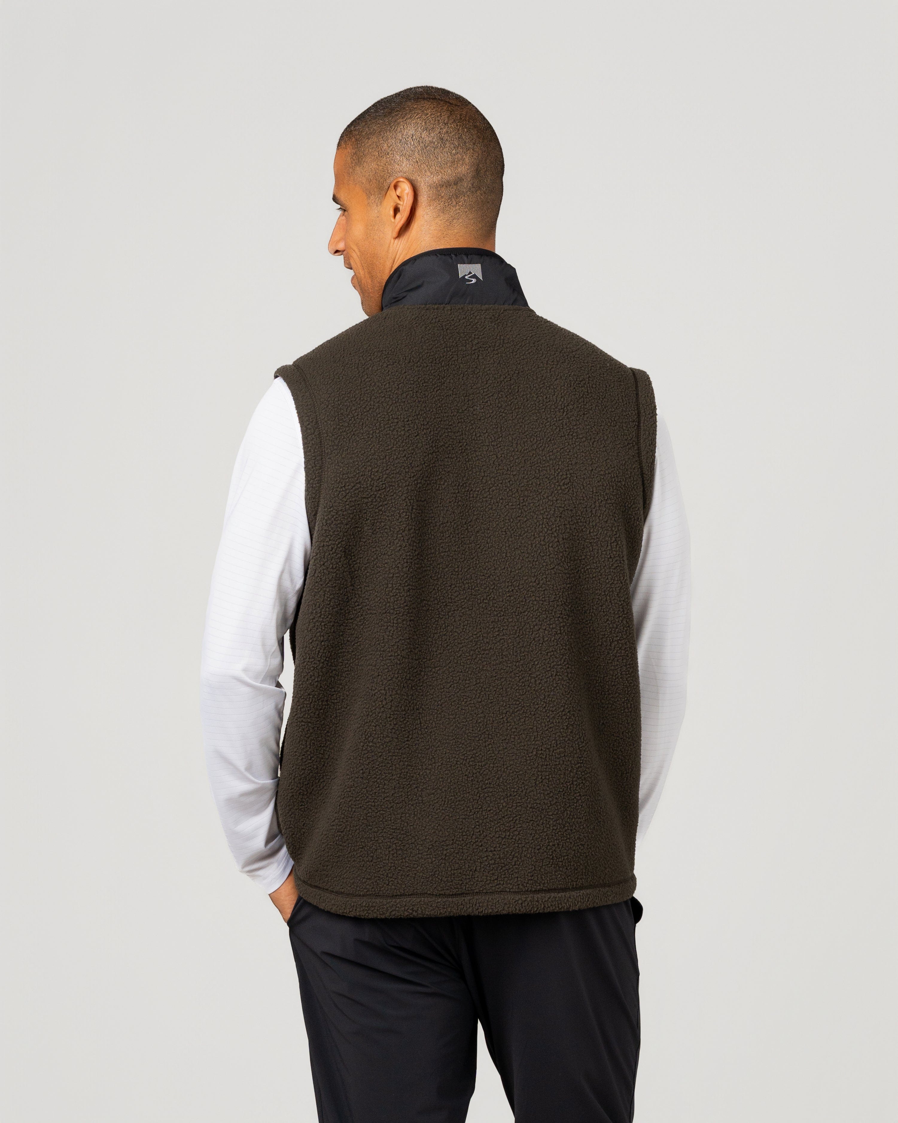 Men's Warm Up Colorblock Sherpa Fleece Vest – Storm Creek