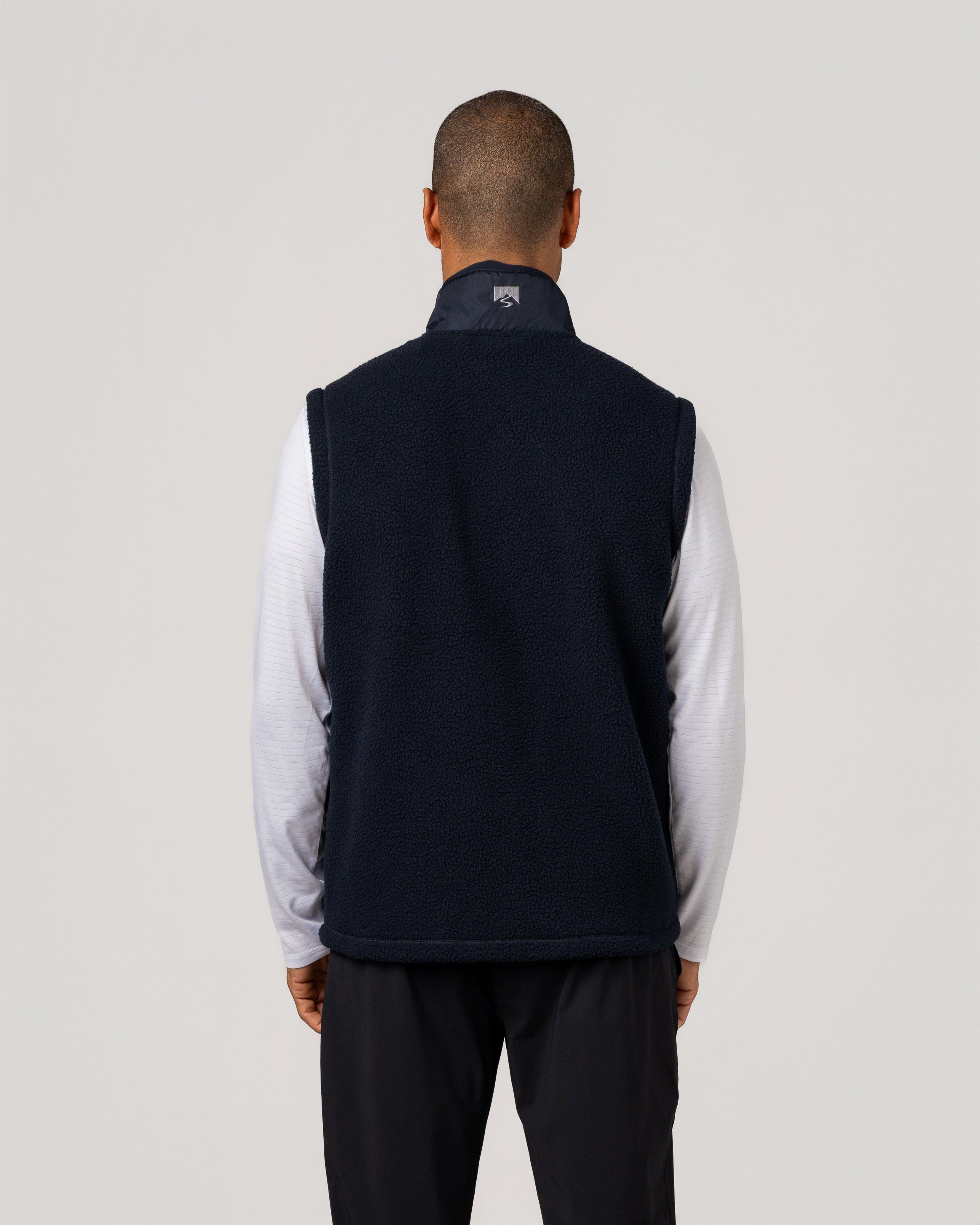 Men's Warm Up Colorblock Sherpa Fleece Vest – Storm Creek