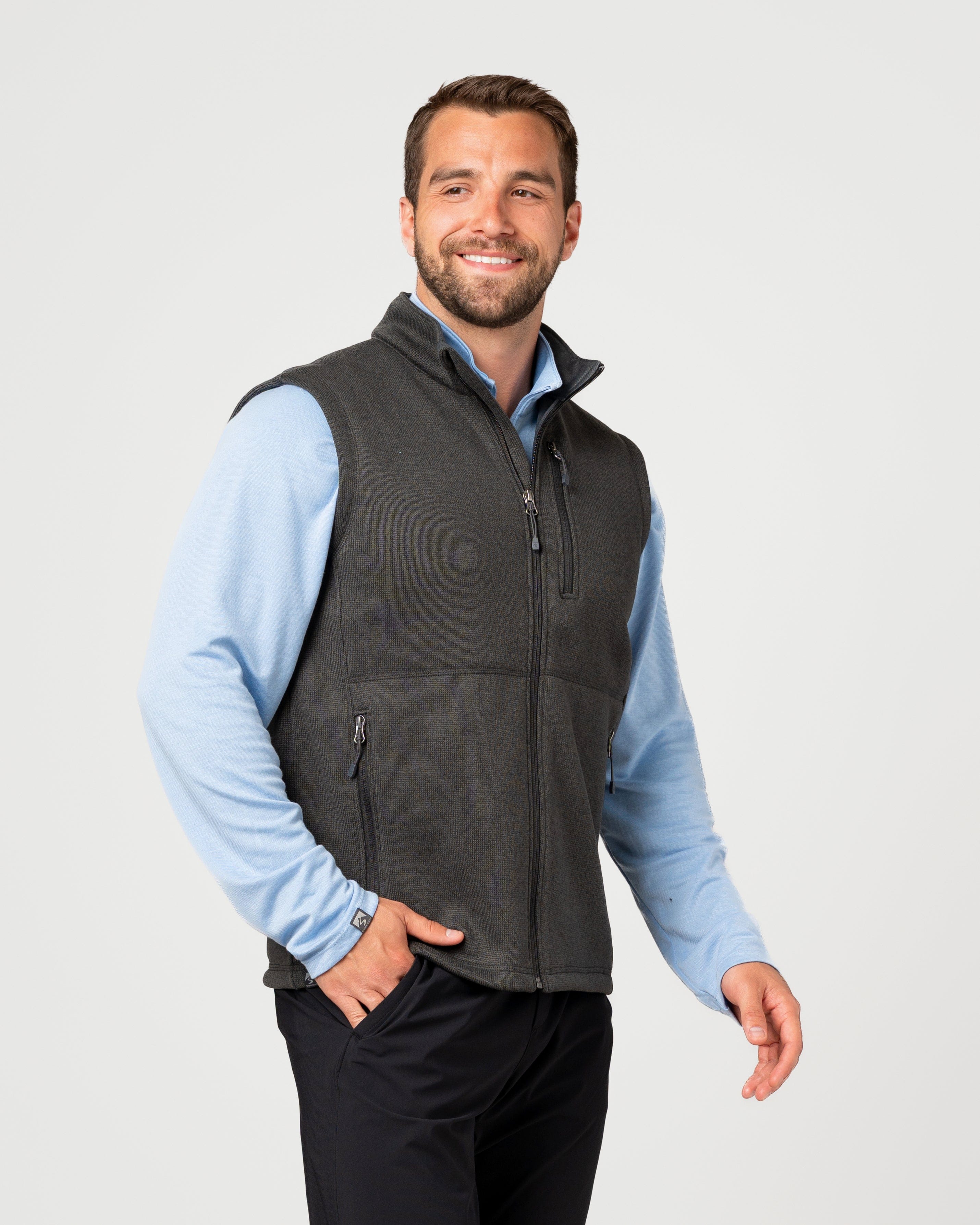トップス ennoy PROFESSIONAL FLEECE VEST GRAY XXL Men's Overachiever Sweater Fleece Vest – Storm Creek