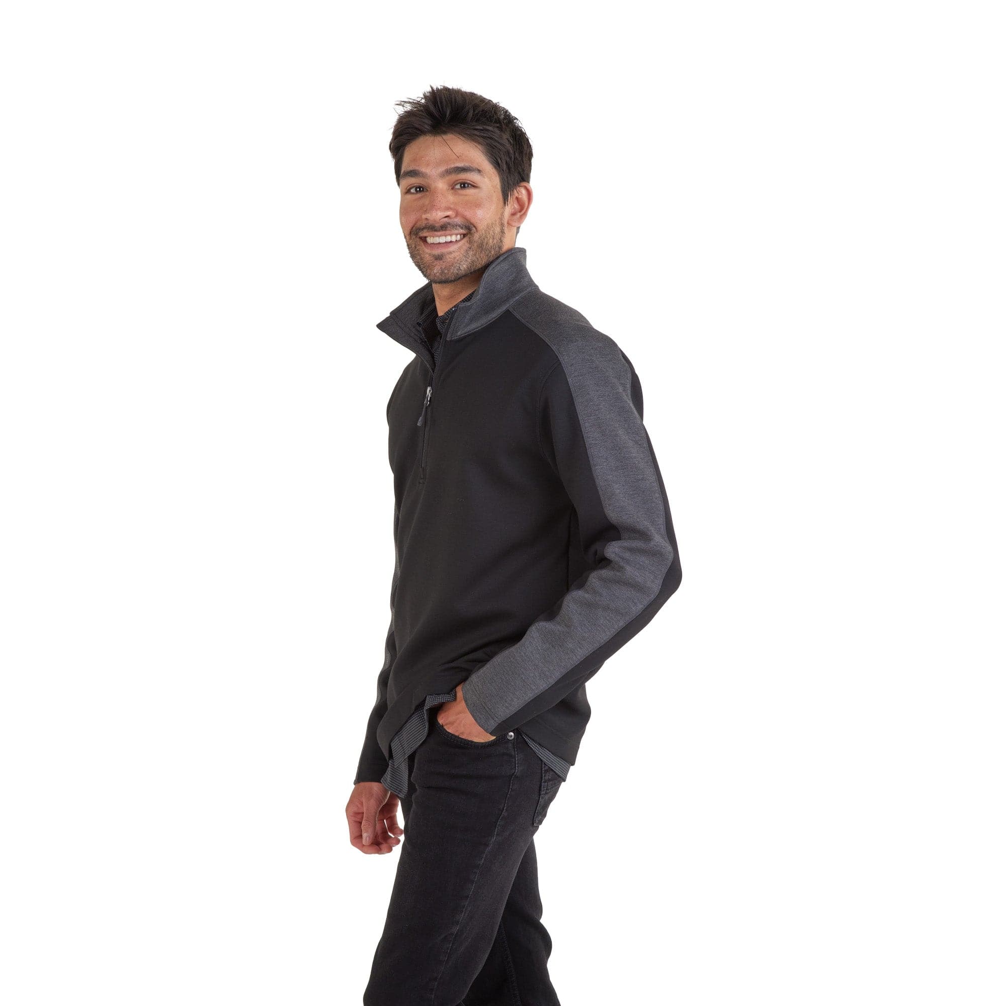 Men's Collaborator Corporate Quarter Zip Pullover – Storm Creek