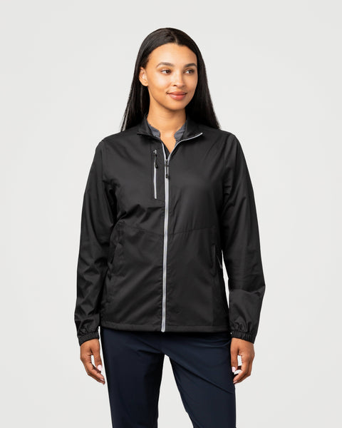 Women's Idealist Water-Resistant Full Zip Windbreaker