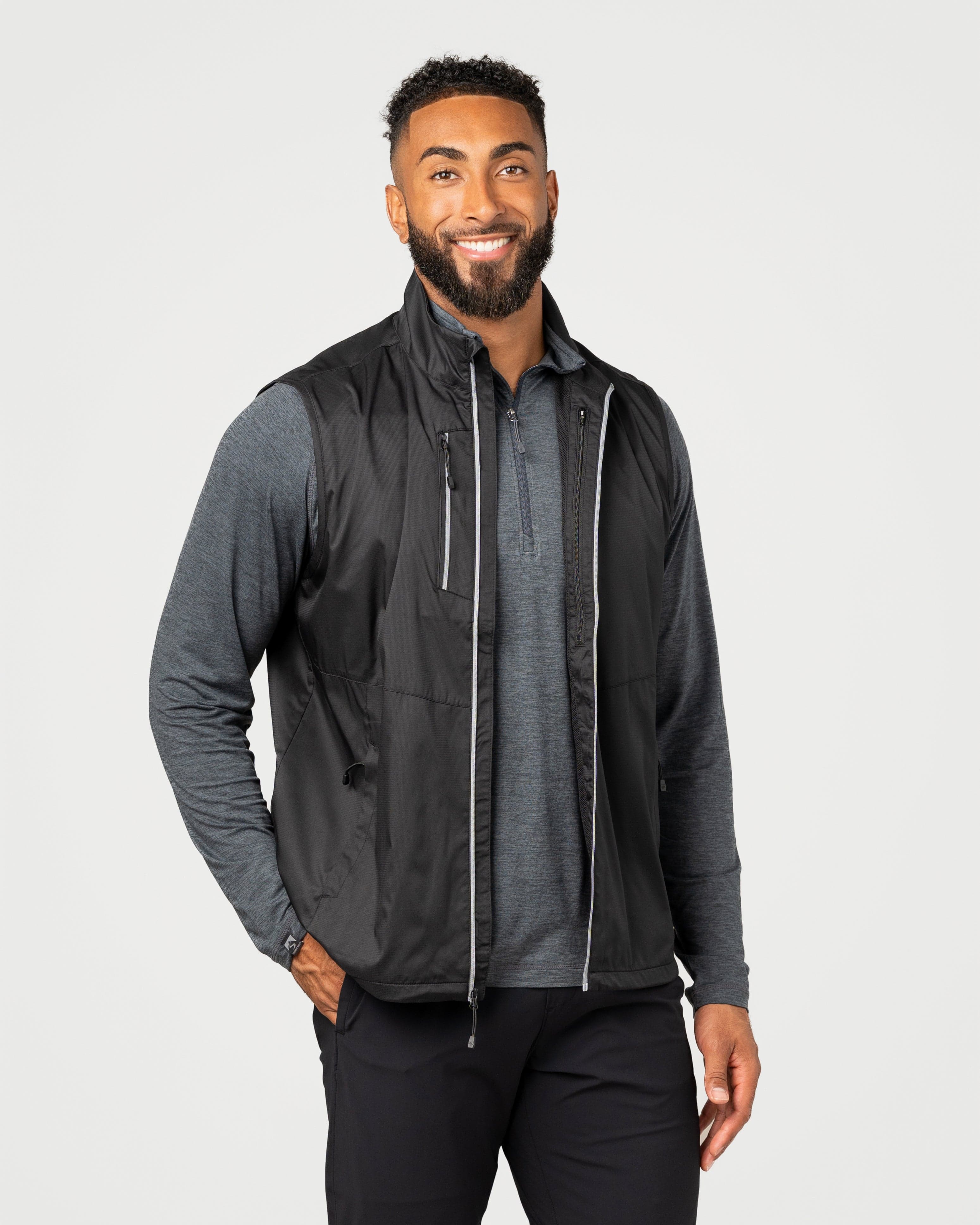 Men's Idealist Water-Resistant Windproof Golf Vest
