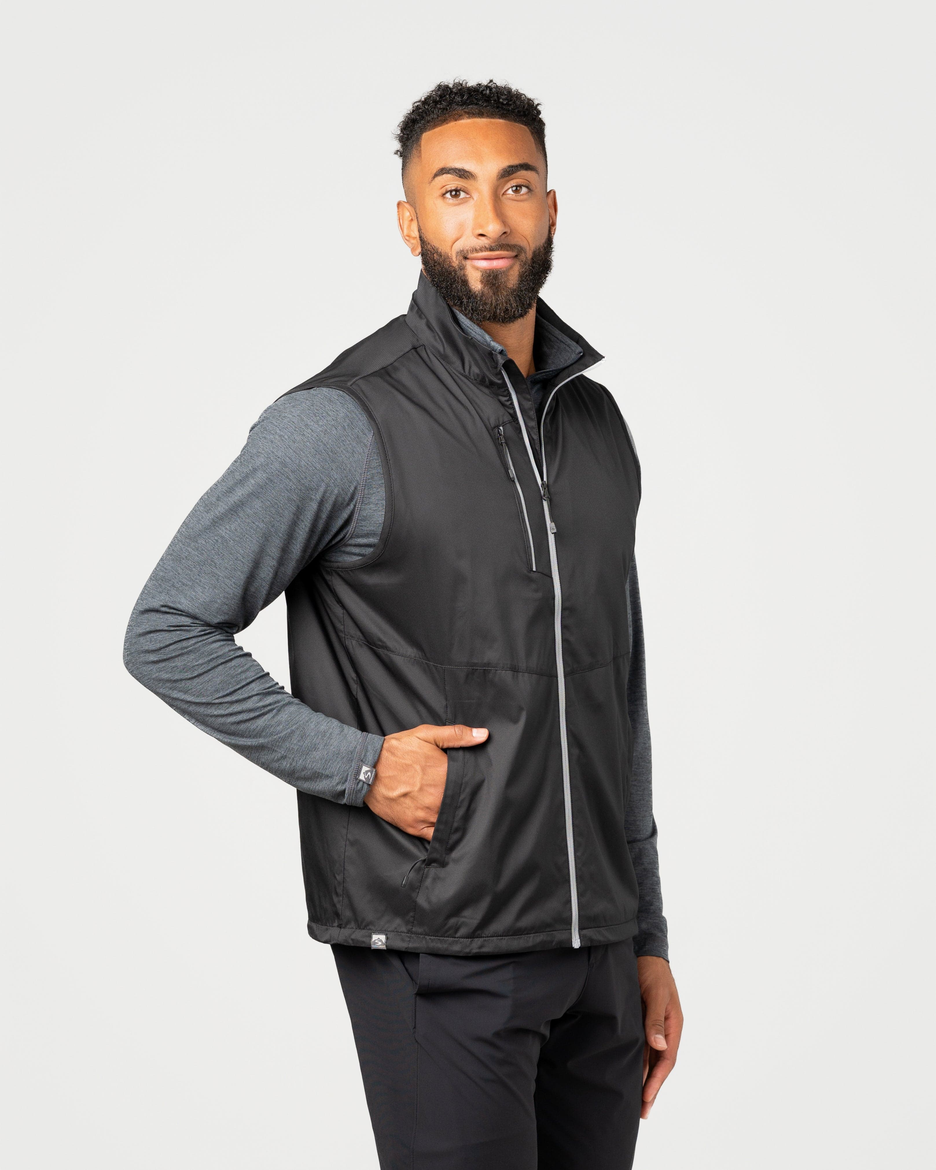Men's Idealist Water-Resistant Windproof Golf Vest – Storm Creek