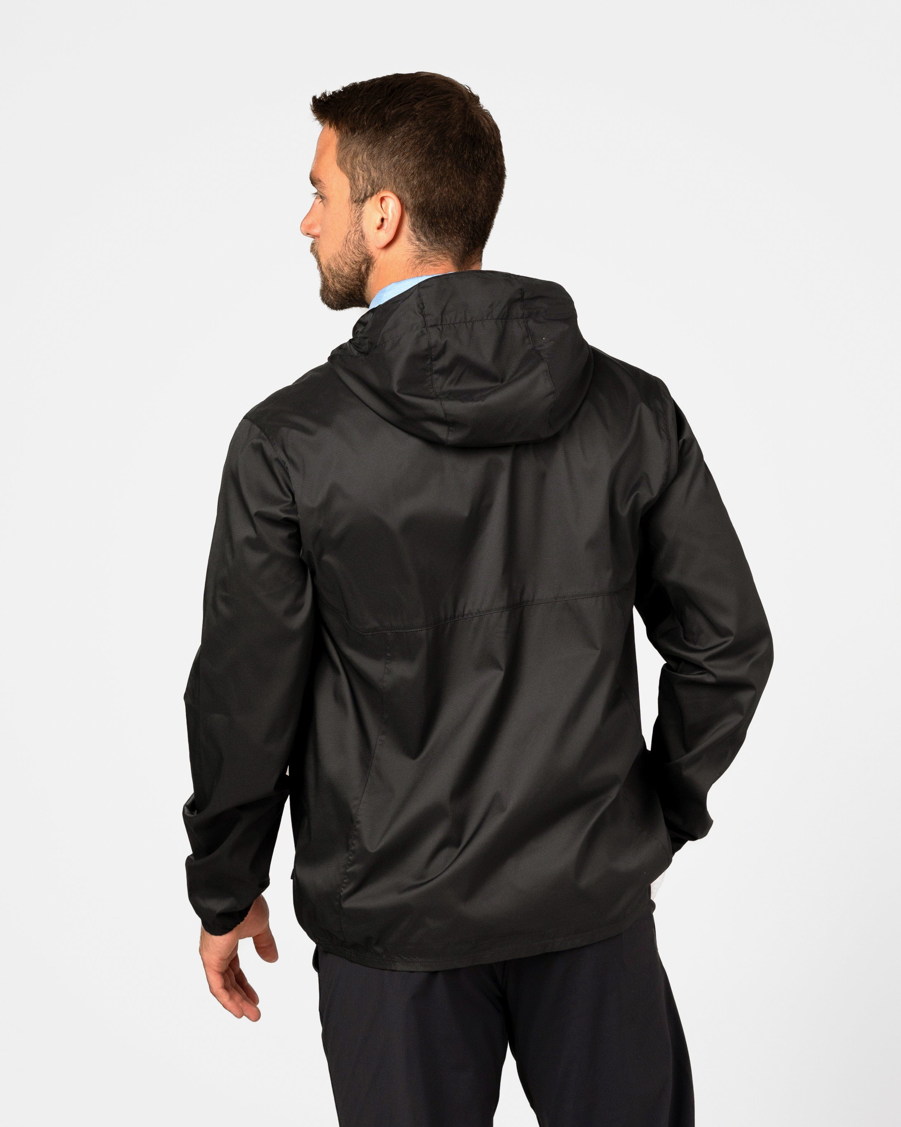 Men's Idealist Water-Resistant Windbreaker with Hood – Storm Creek