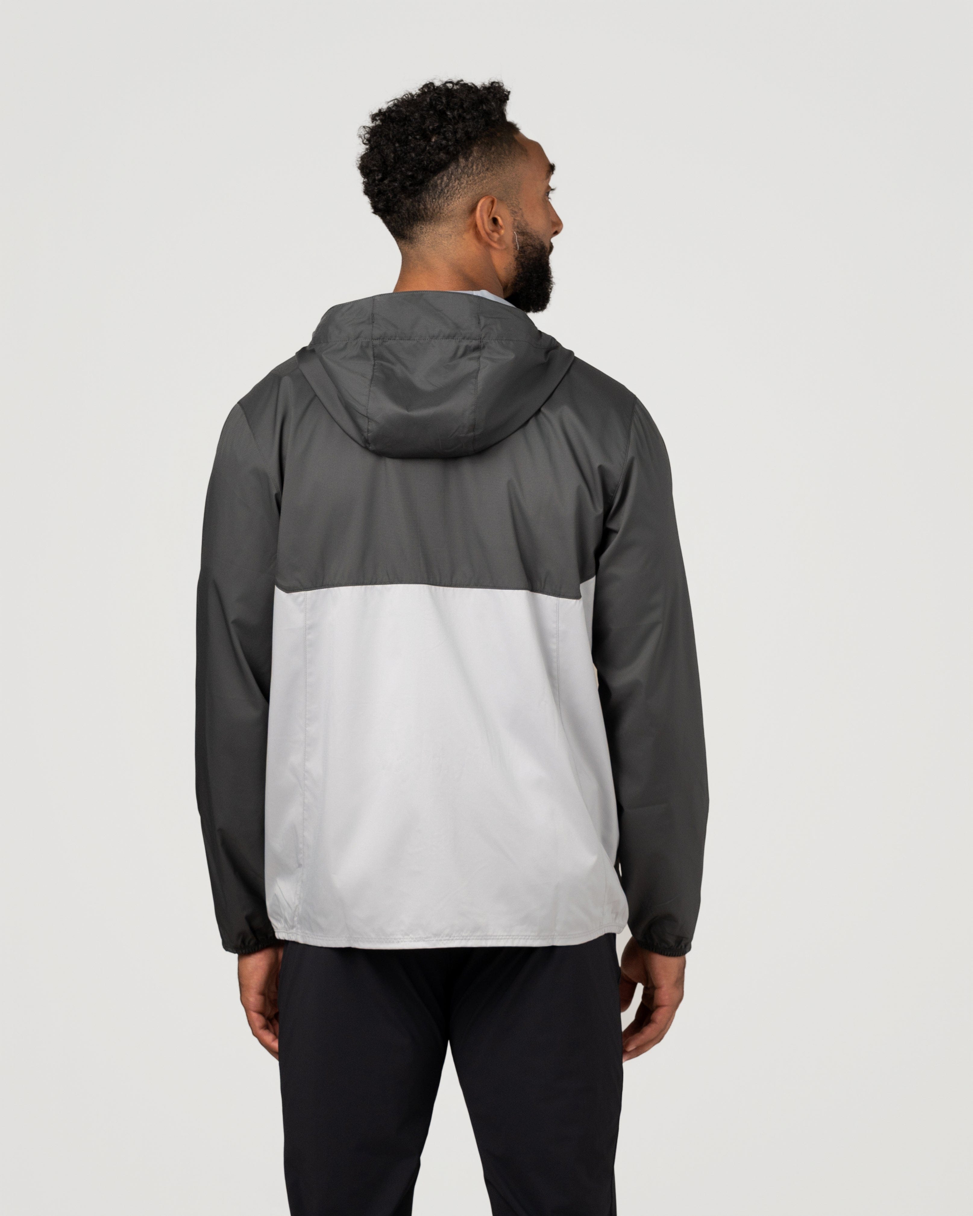 Men's Idealist Water-Resistant Windbreaker with Hood – Storm Creek