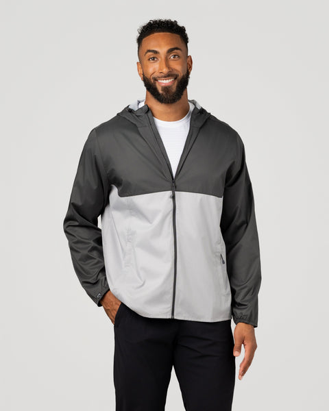 Men's Idealist Water-Resistant Windbreaker with Hood – Storm Creek