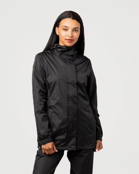 Women's Voyager Packable Water Resistant Rain Jacket – Storm Creek