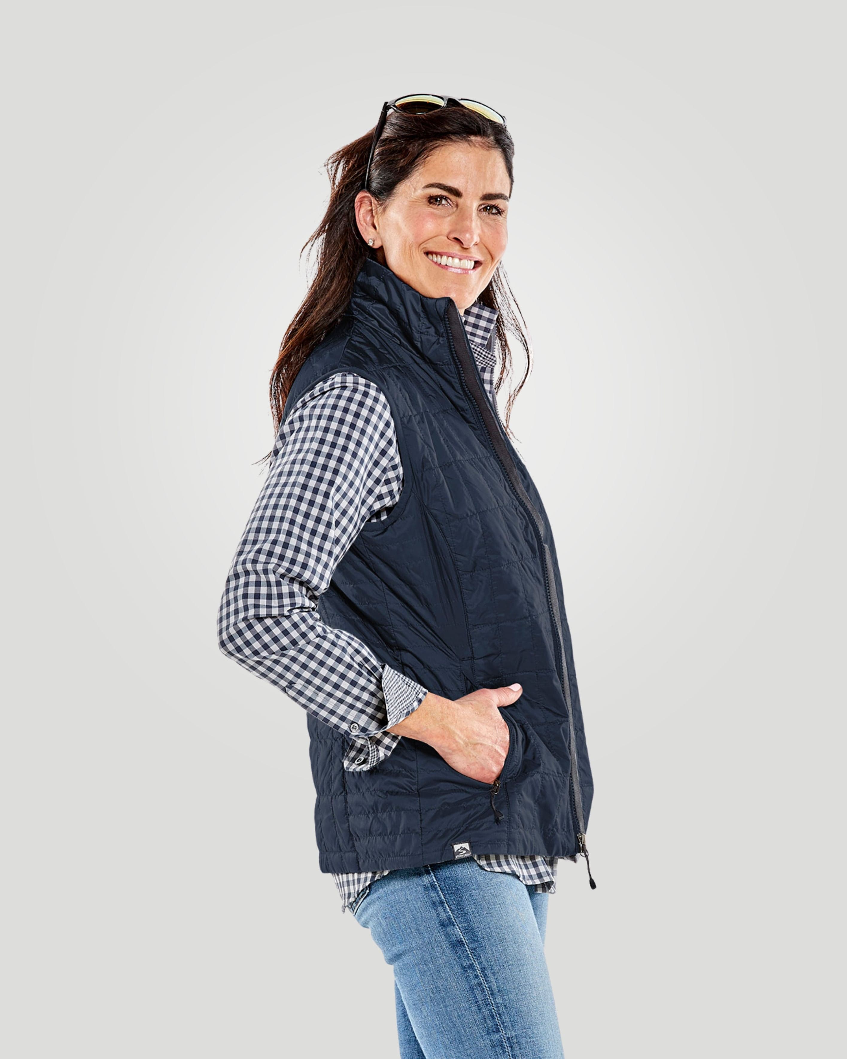 Women's Glossy Traveler Insulated Packable Vest – Storm Creek